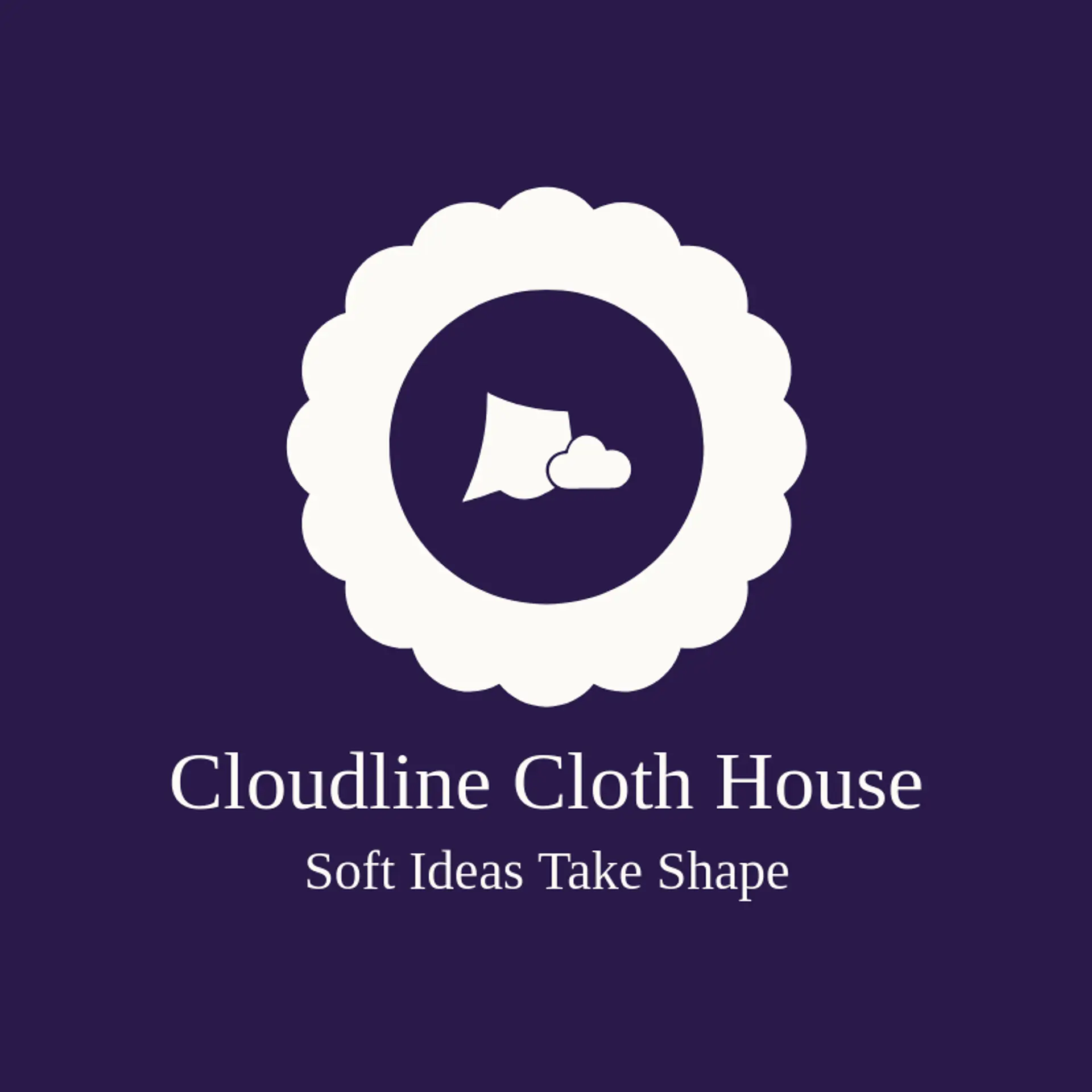 Cloudline Cloth House logo for fabric