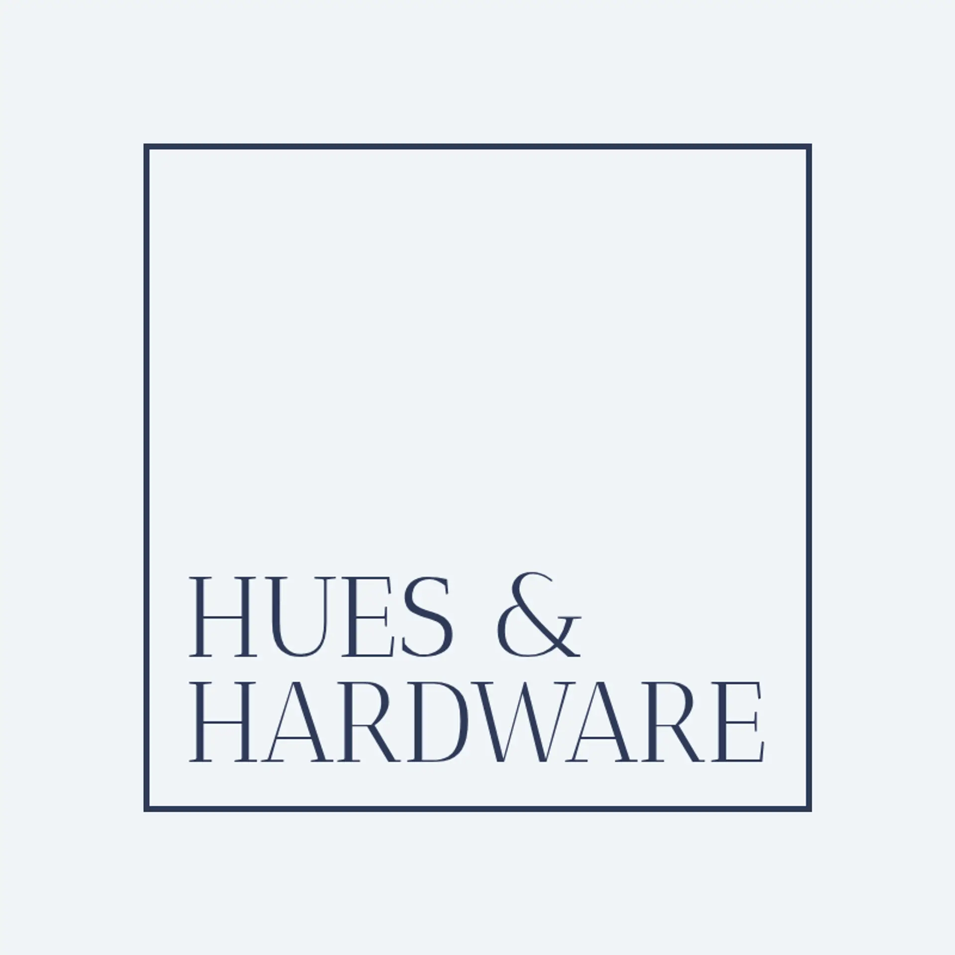Hues & Hardware logo for construction painting