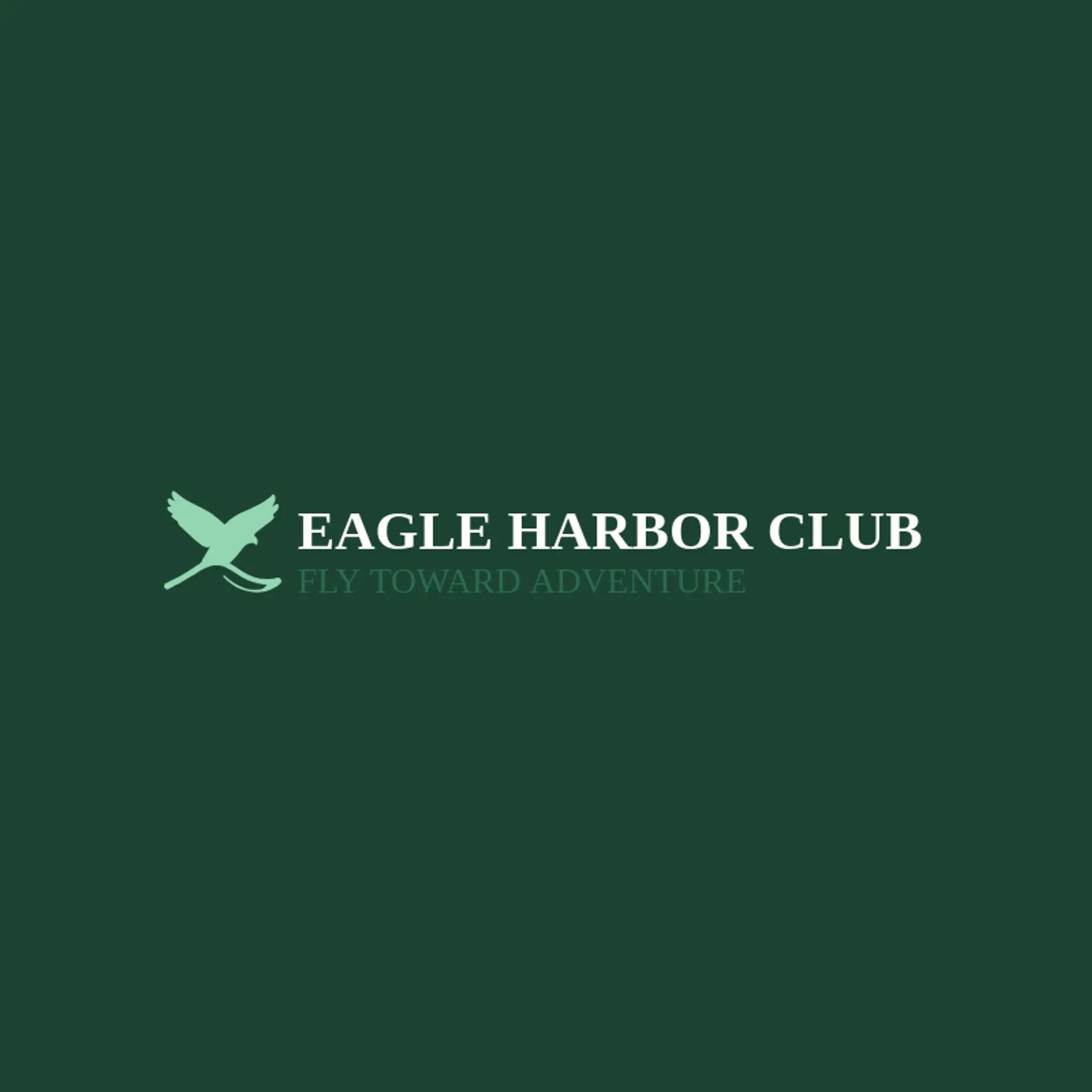 Eagle Harbor Club logo for bald eagle