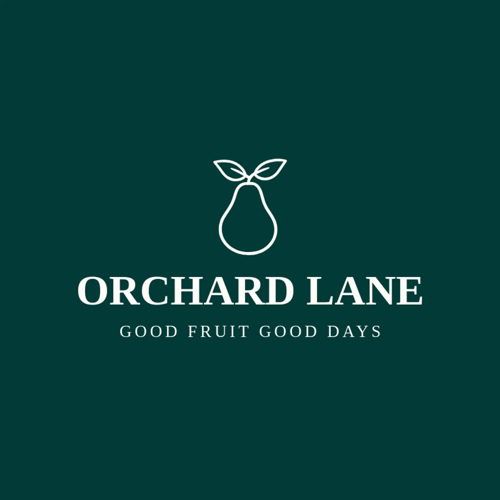 Orchard Lane logo for pear