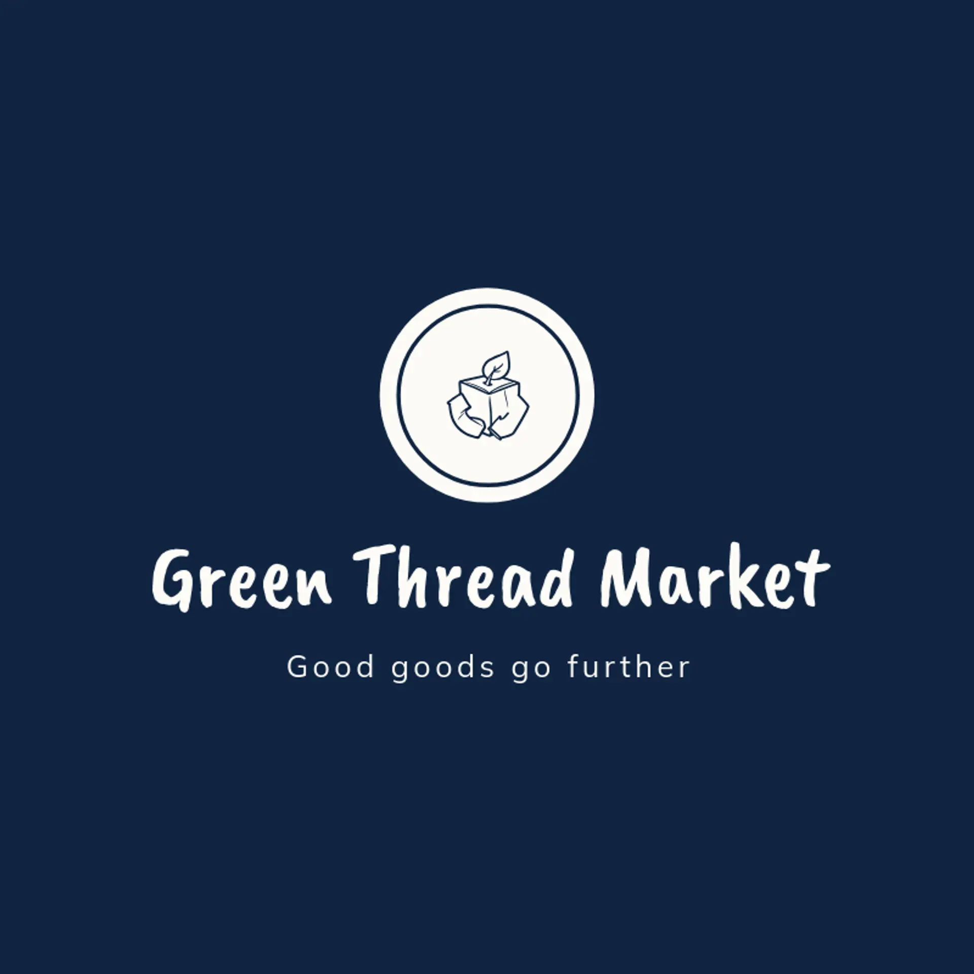 Green Thread Market logo for recycle