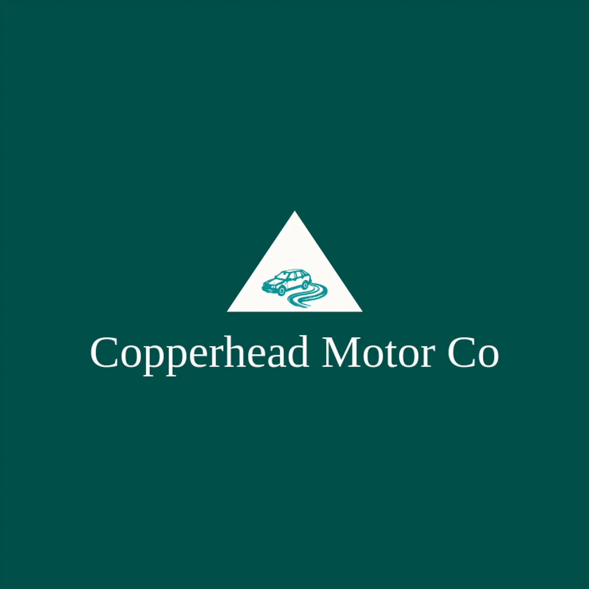 Copperhead Motor Co logo for automobile