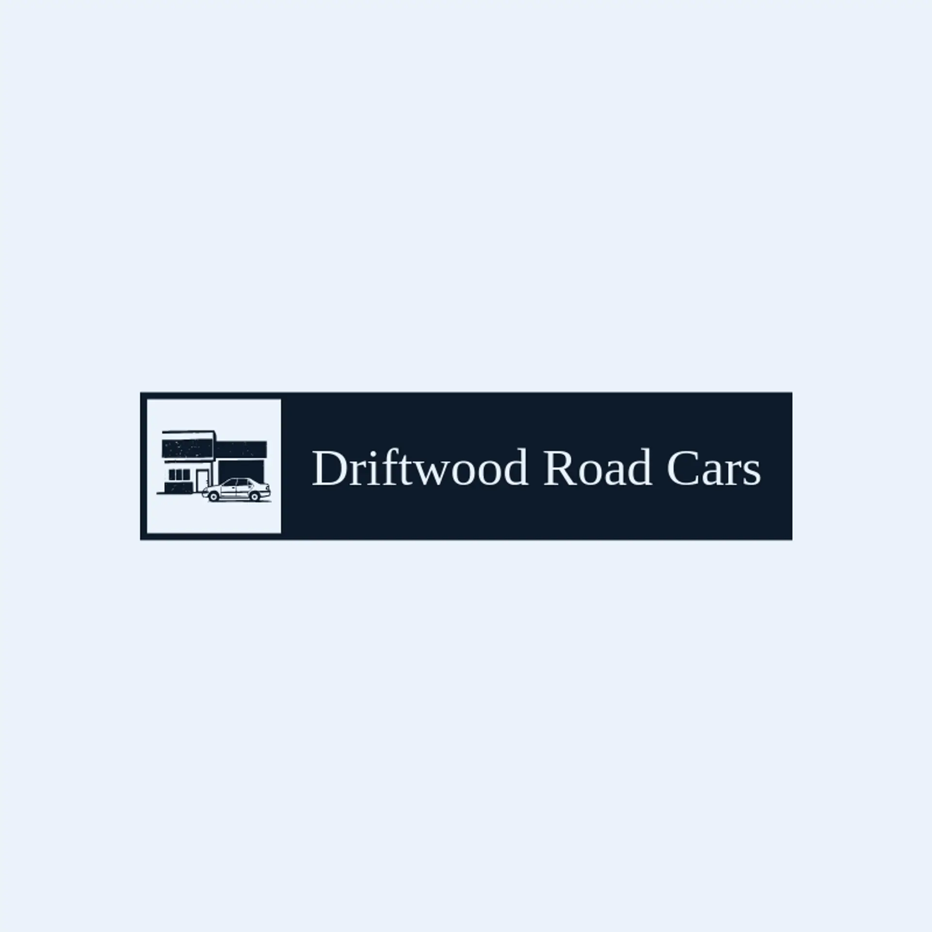 Driftwood Road Cars logo for car dealership