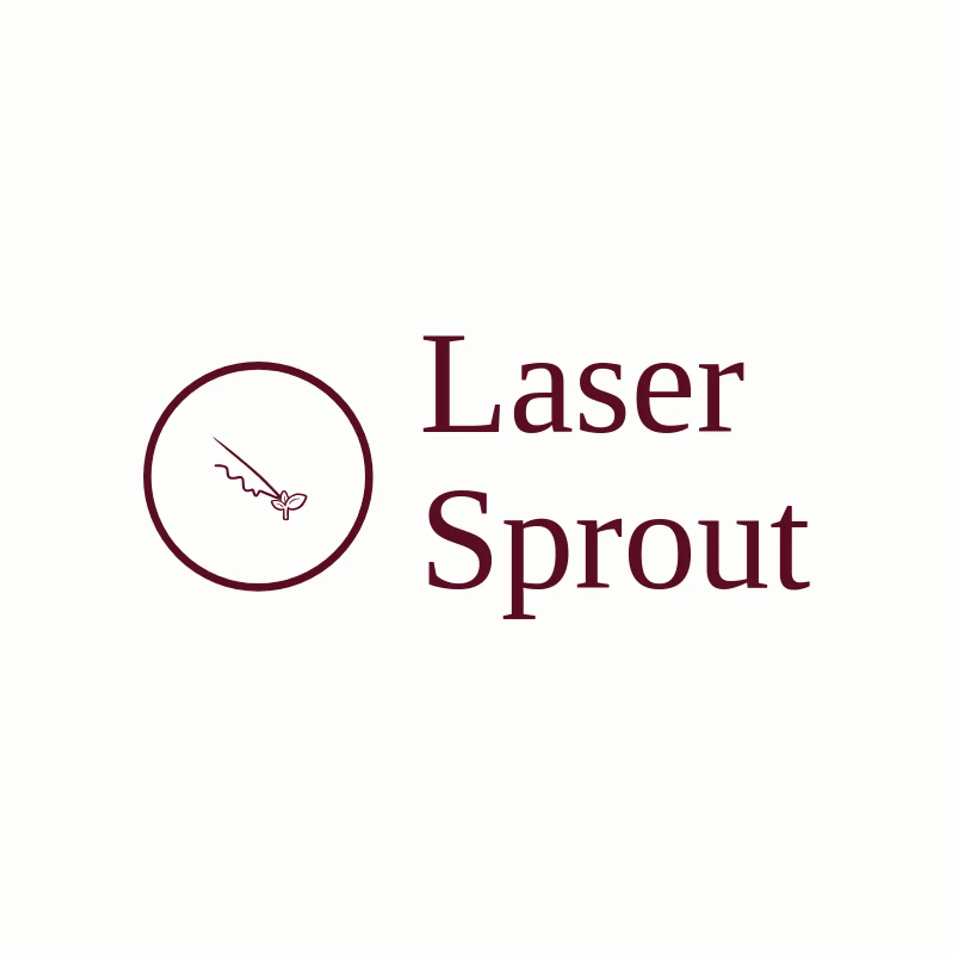 Laser Sprout logo for laser
