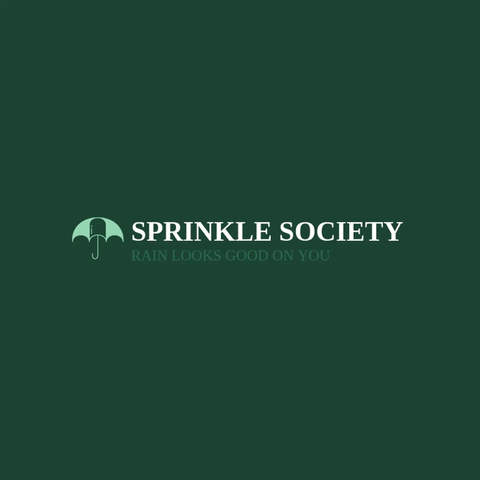 Sprinkle Society logo for umbrella