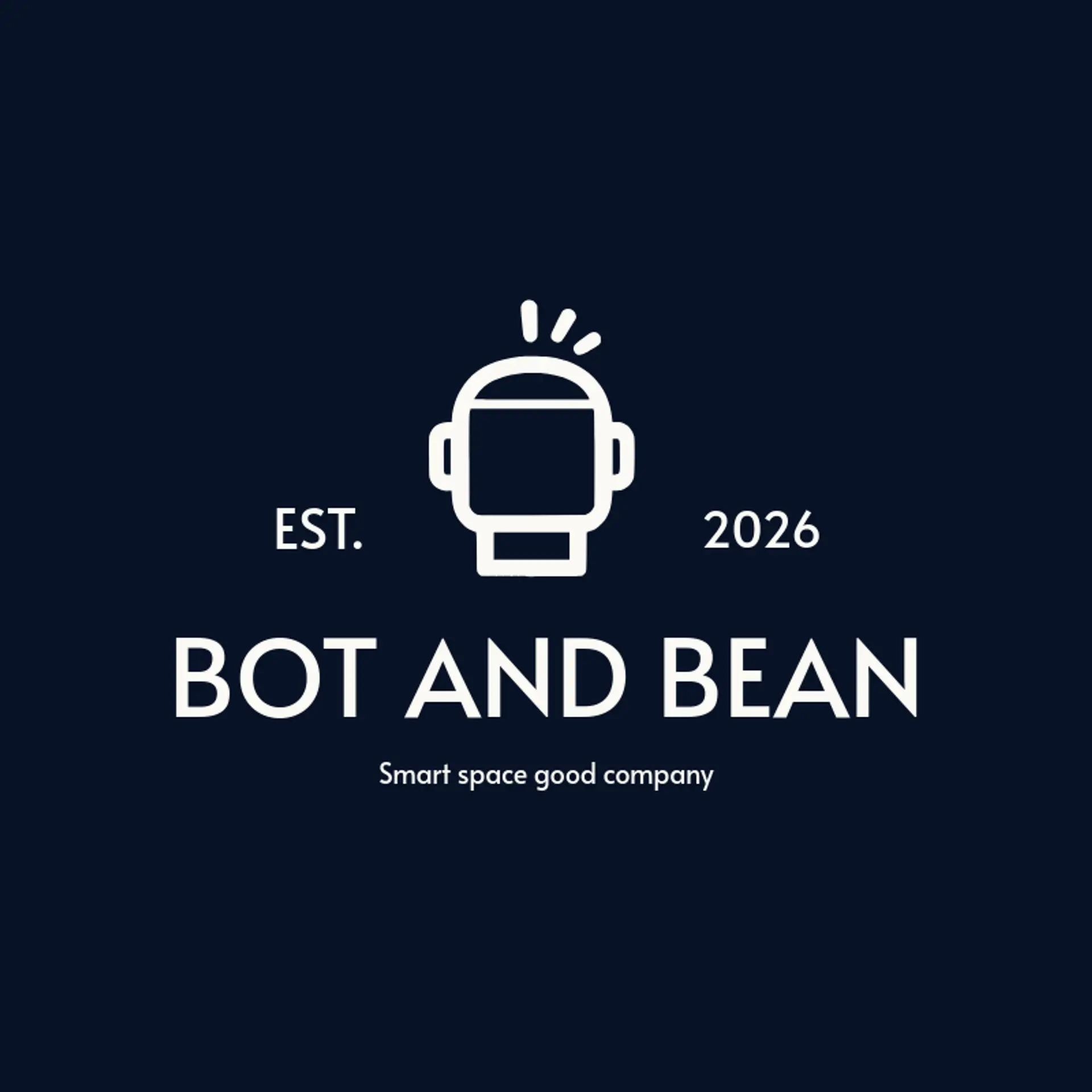 Bot and Bean logo for cyber cafe