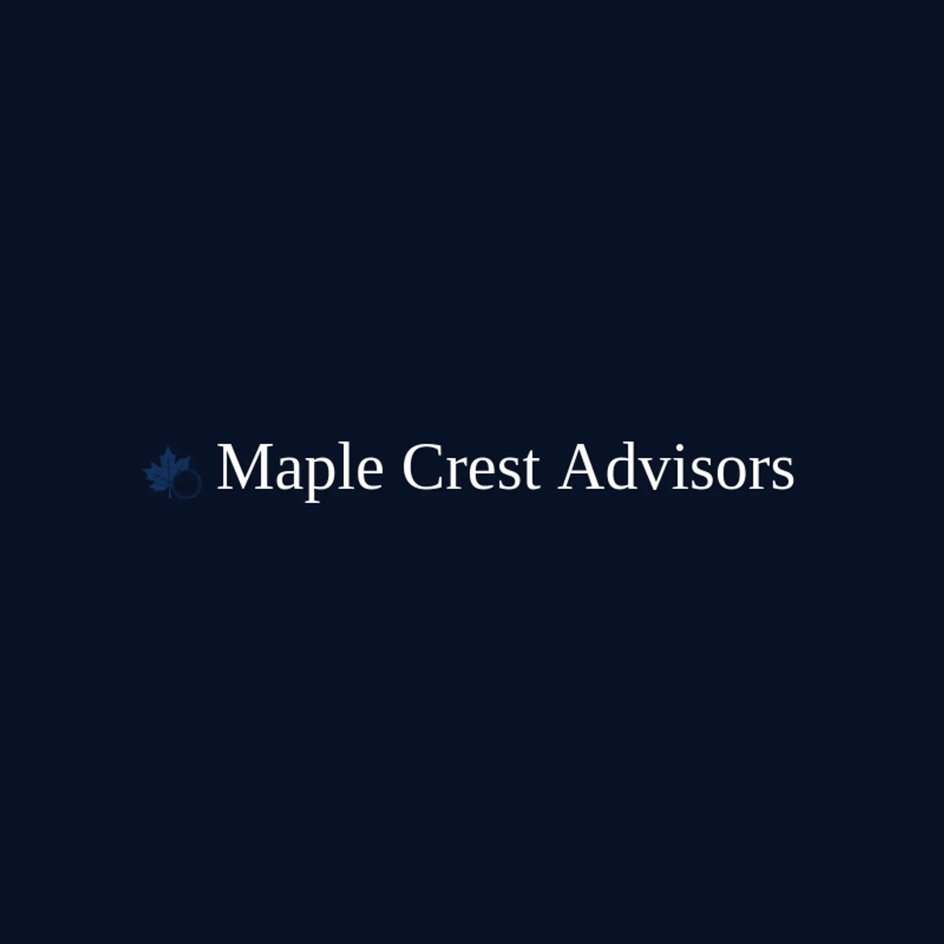 Maple Crest Advisors logo for investment
