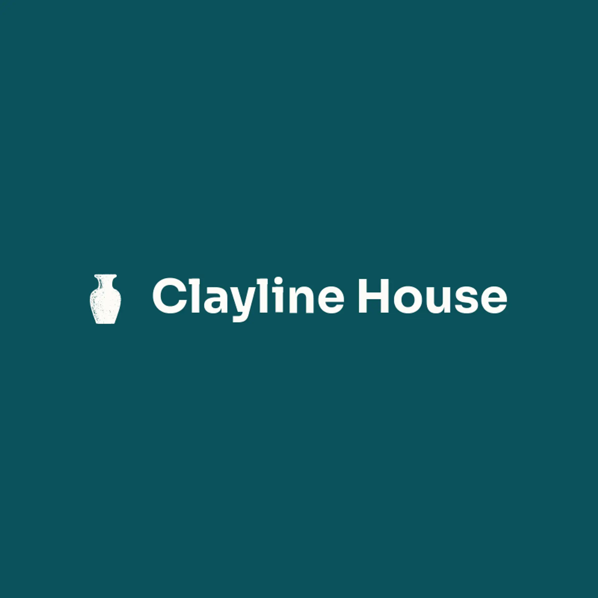 Clayline House logo for interior