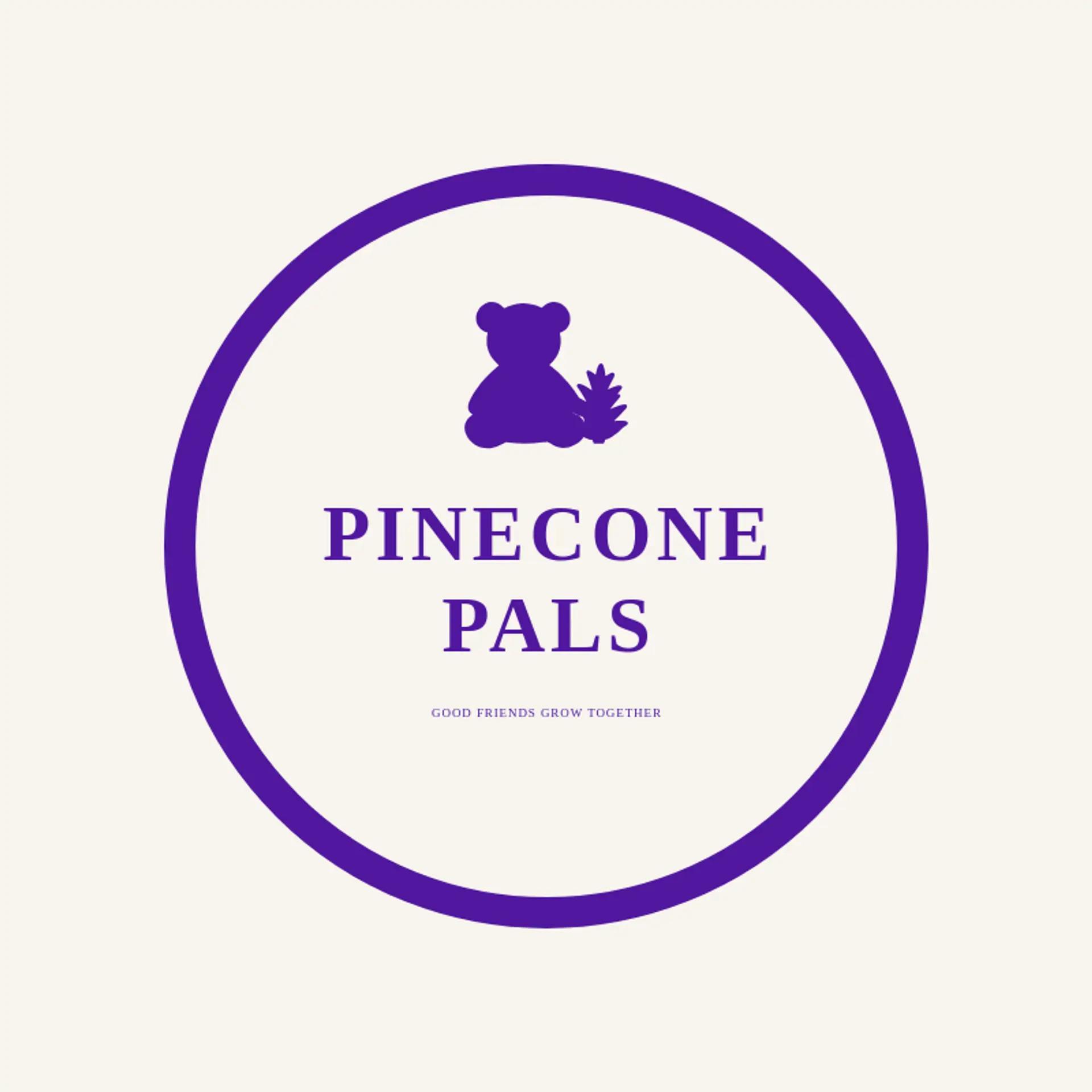 Pinecone Pals logo for teddy bear