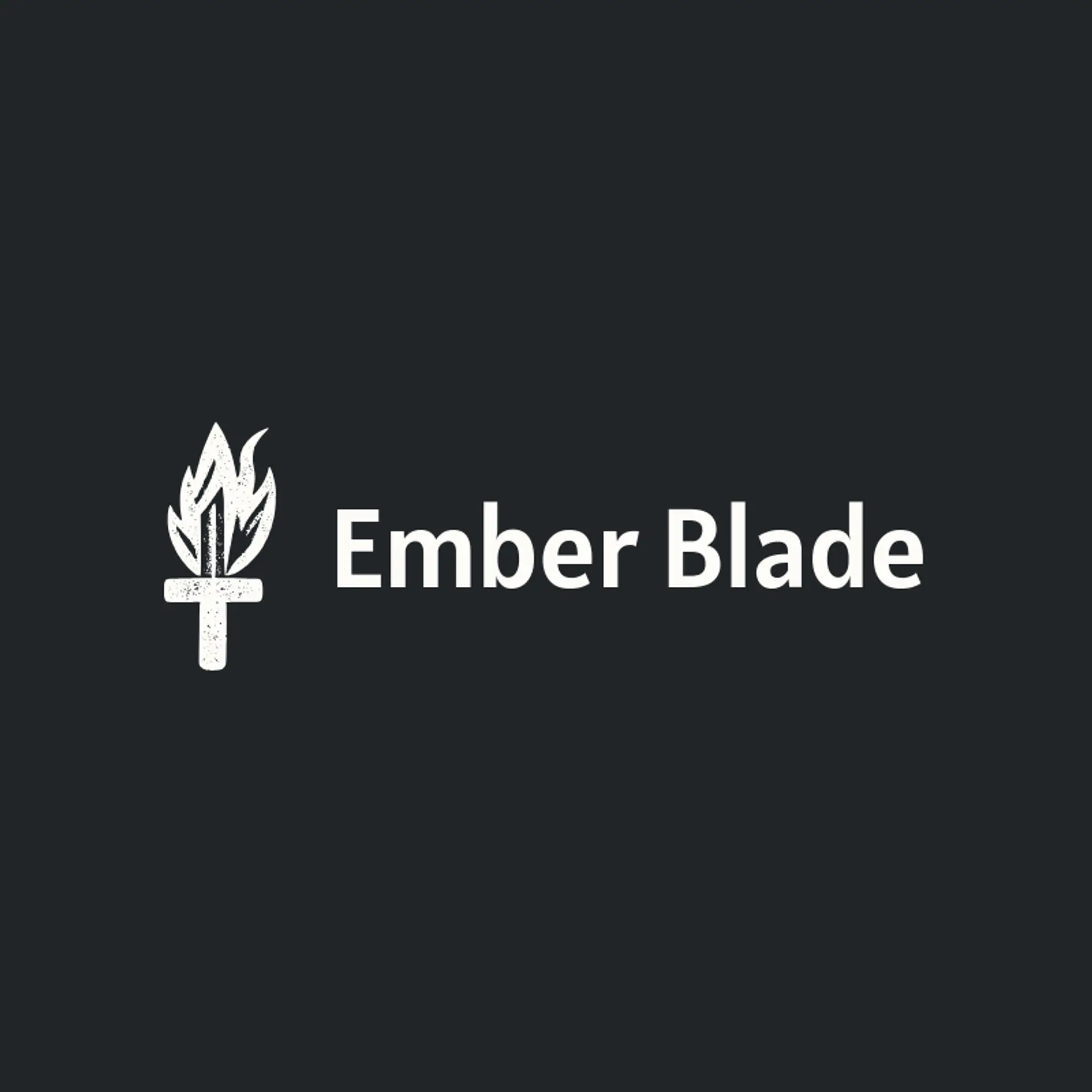 Ember Blade logo for fantasy