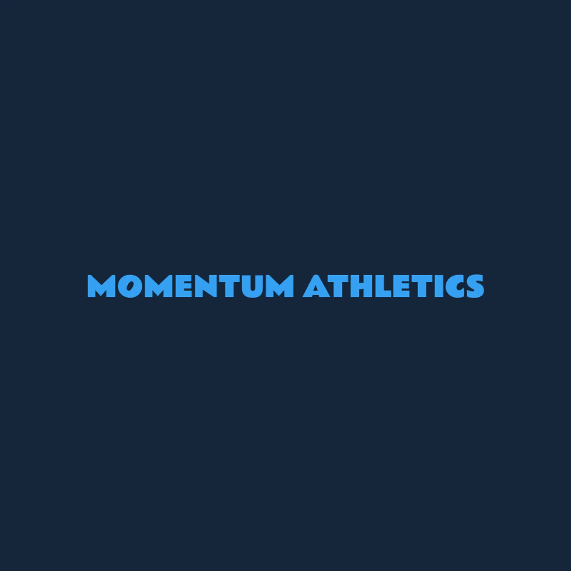 Momentum Athletics logo for sports