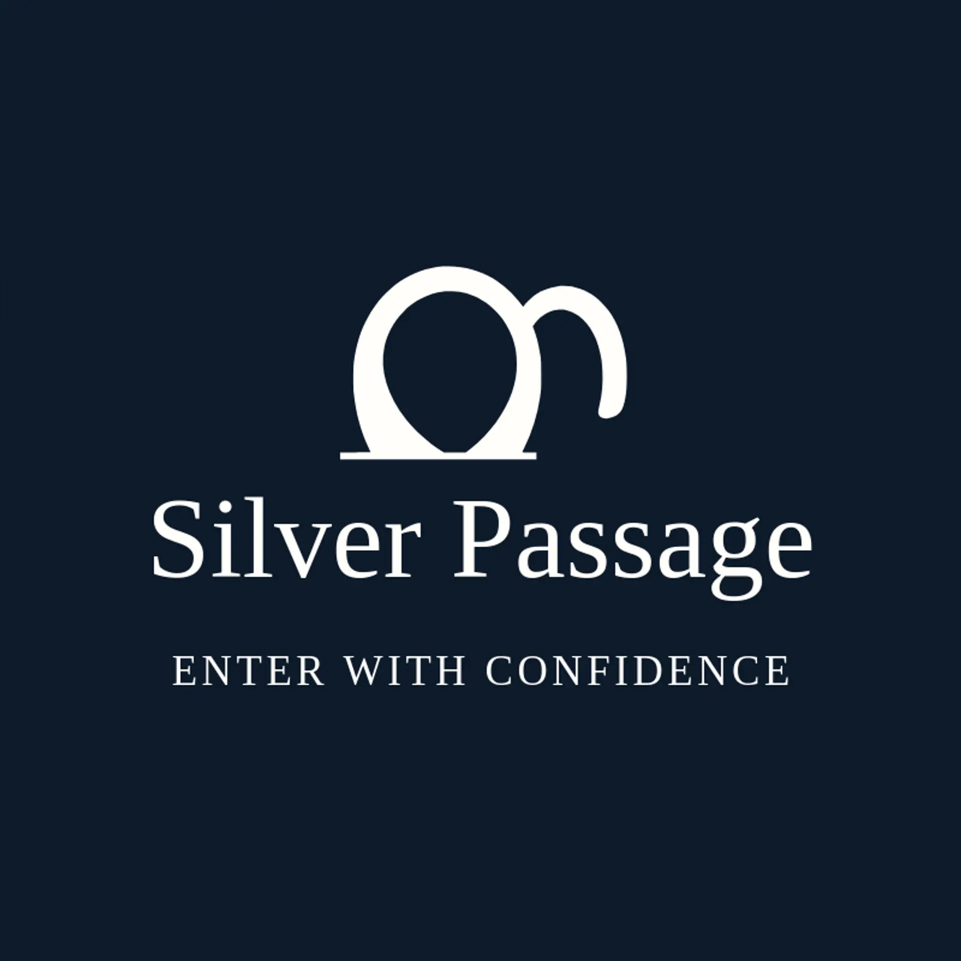 Silver Passage logo for arch