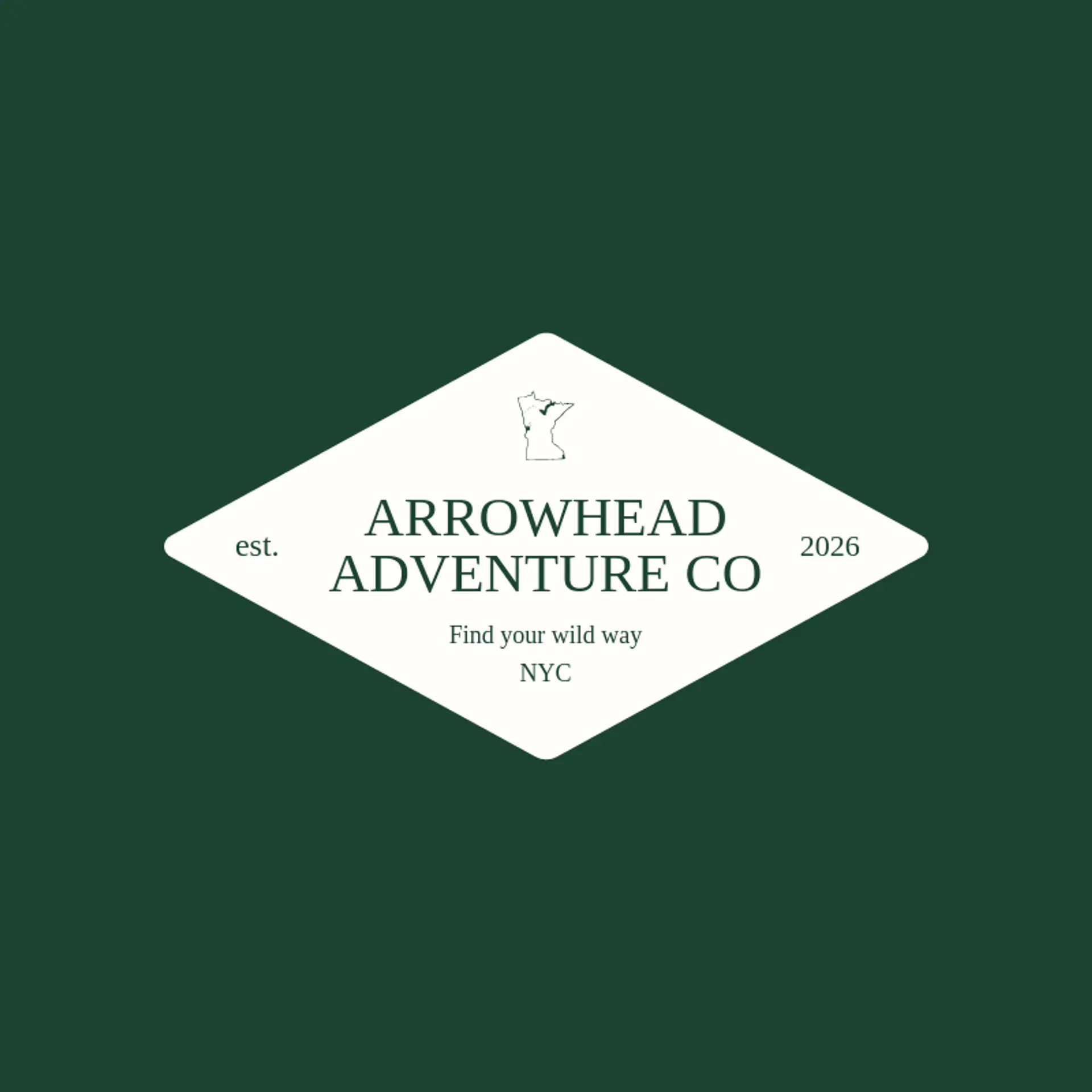 Arrowhead Adventure Co logo for minnesota