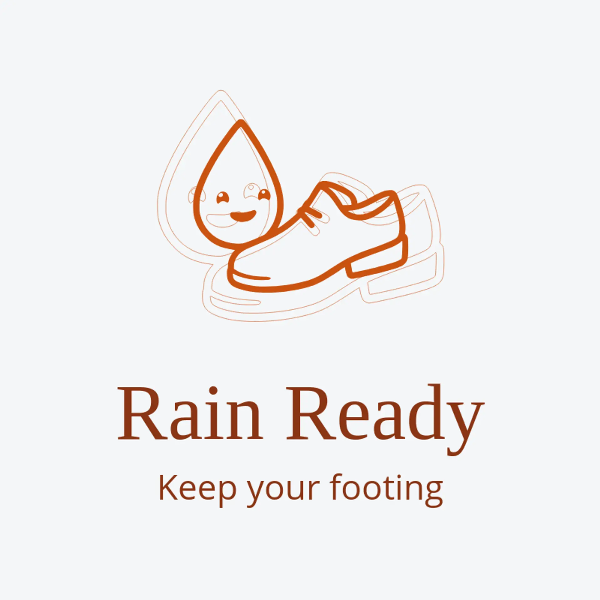Rain Ready logo for shoe