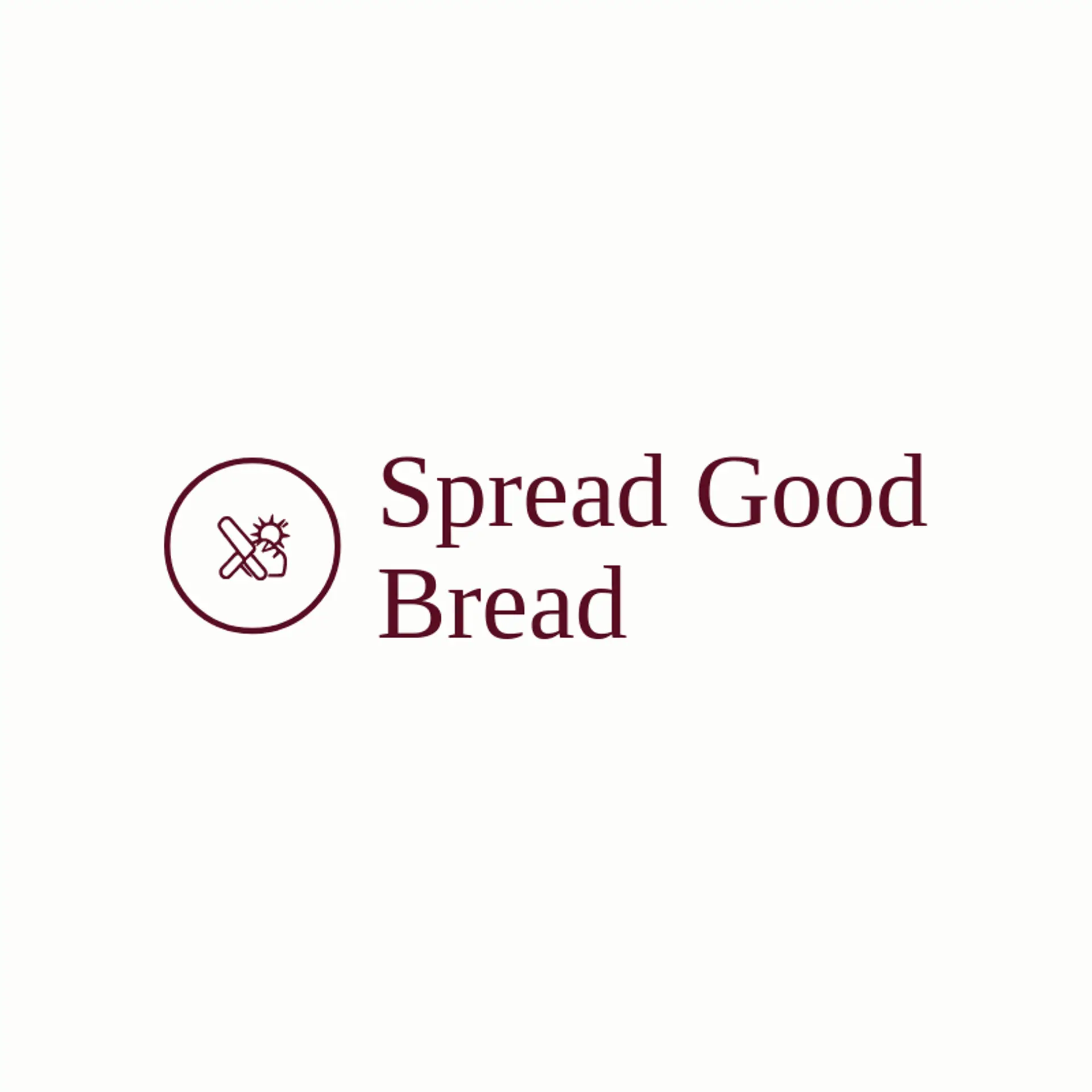 Spread Good Bread logo for bread