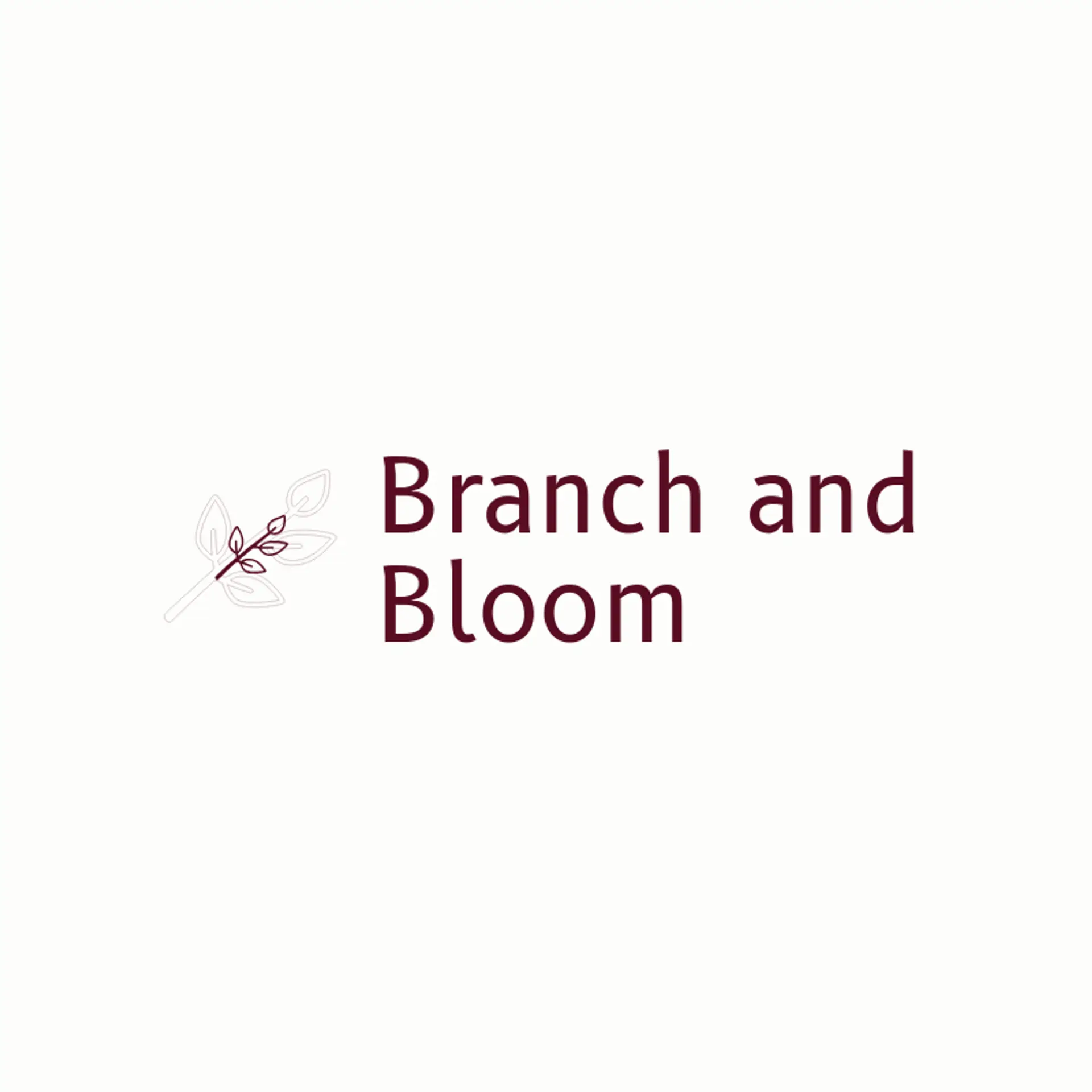 Branch and Bloom logo for leaf