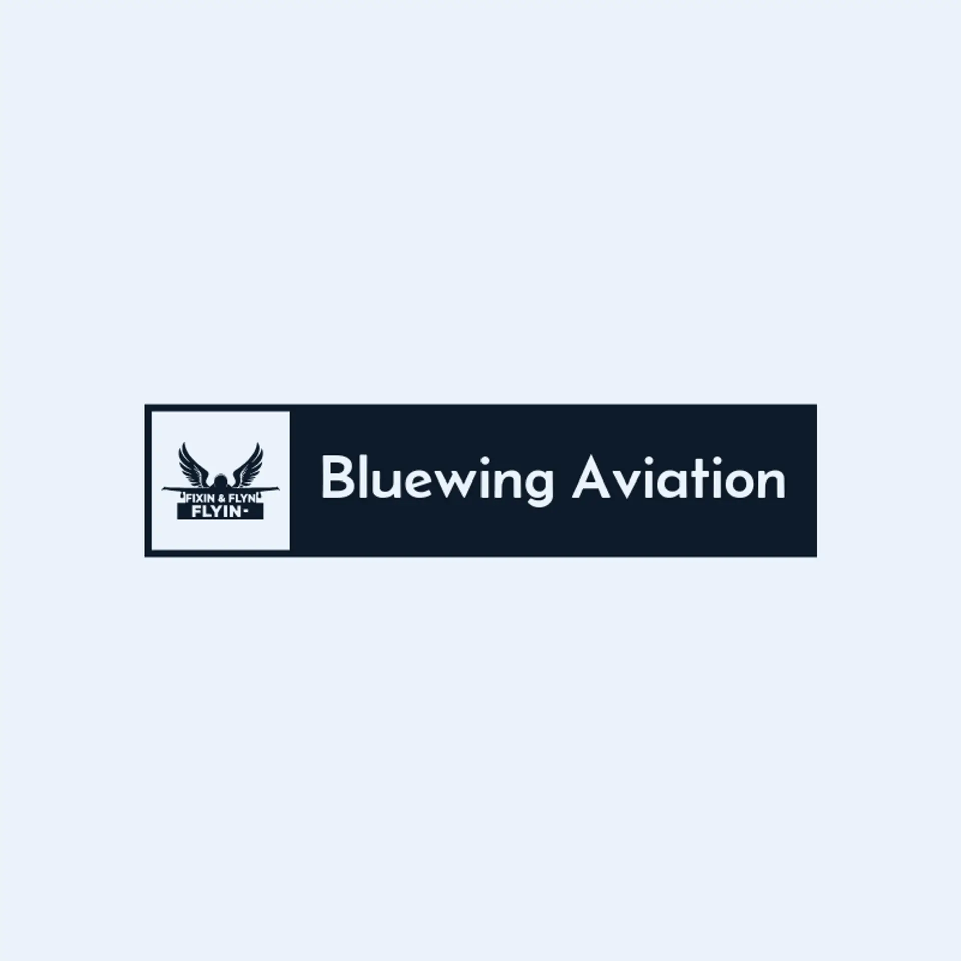 Bluewing Aviation logo for aero