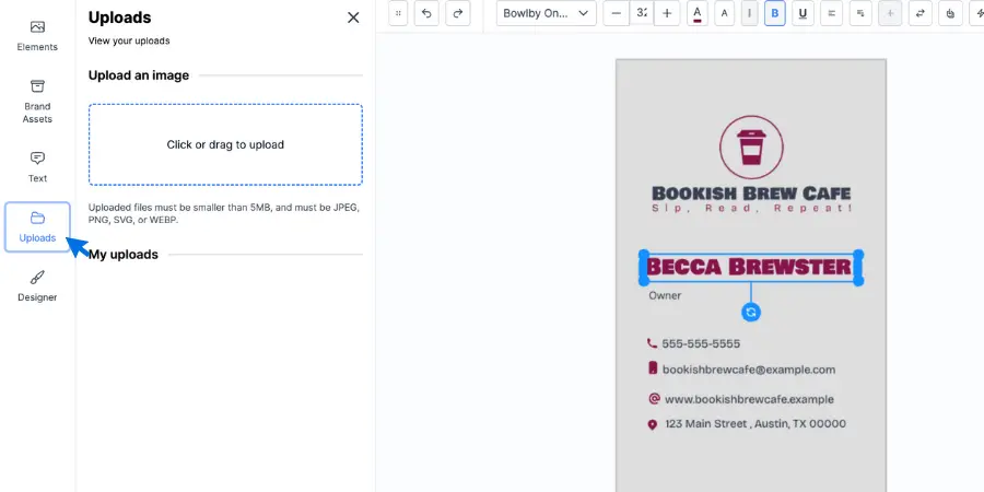how to make business cards