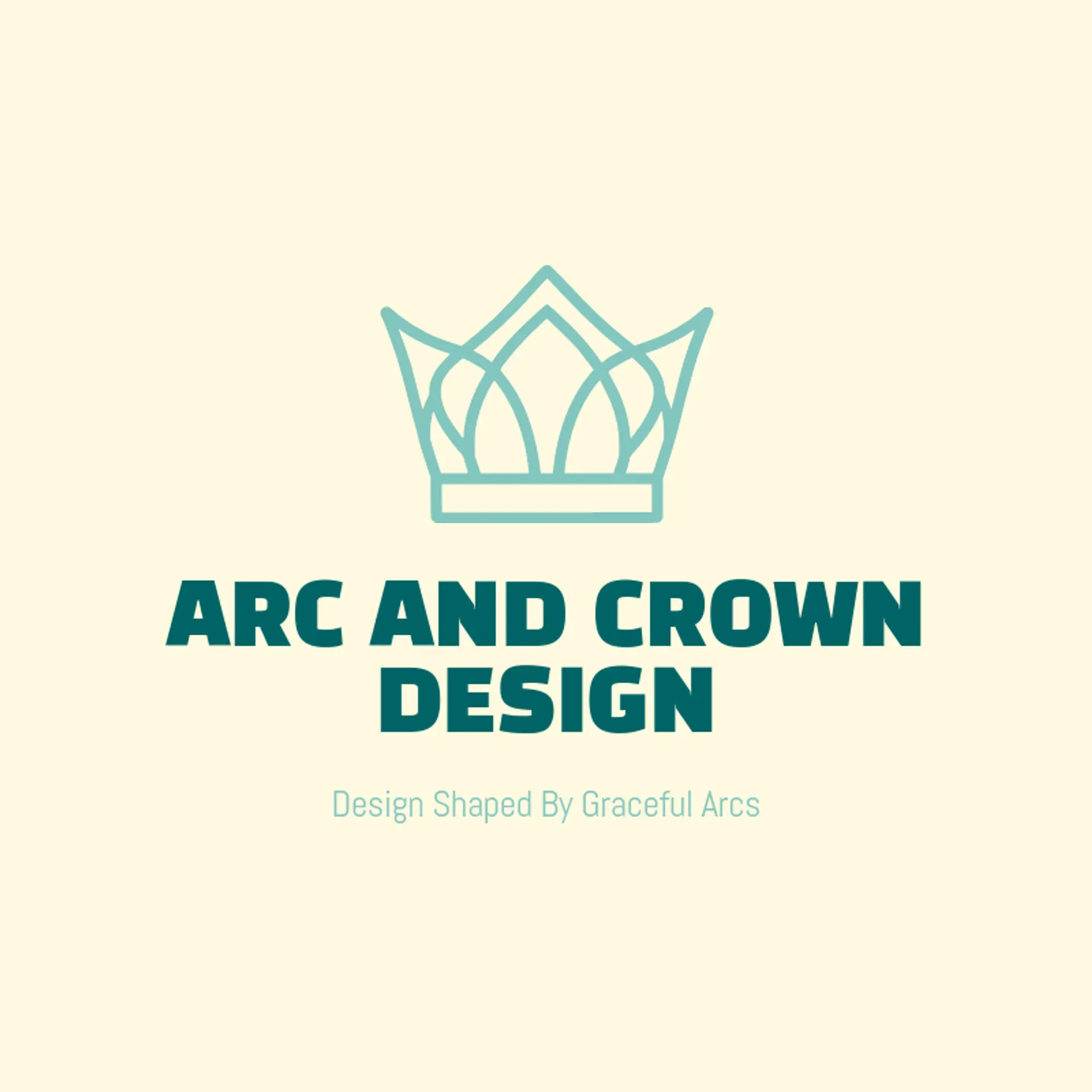 Arc and Crown Design logo for queen