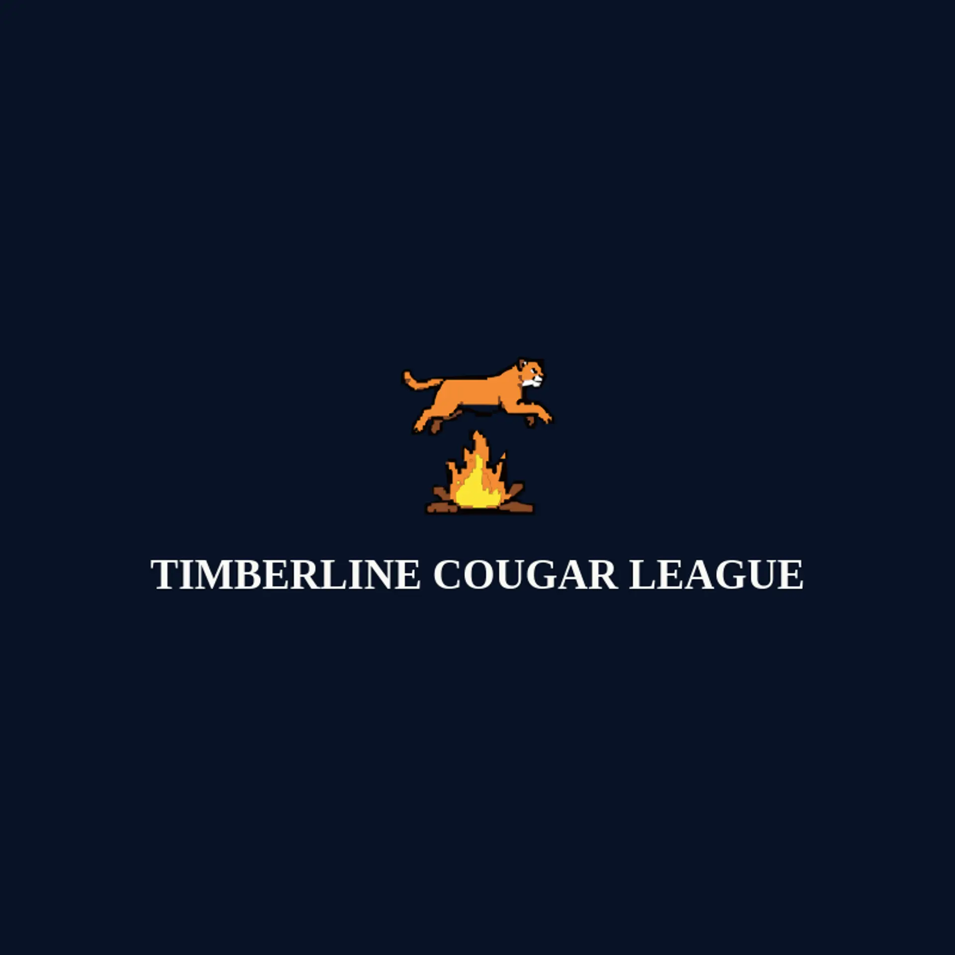 Timberline Cougar League logo for cougar