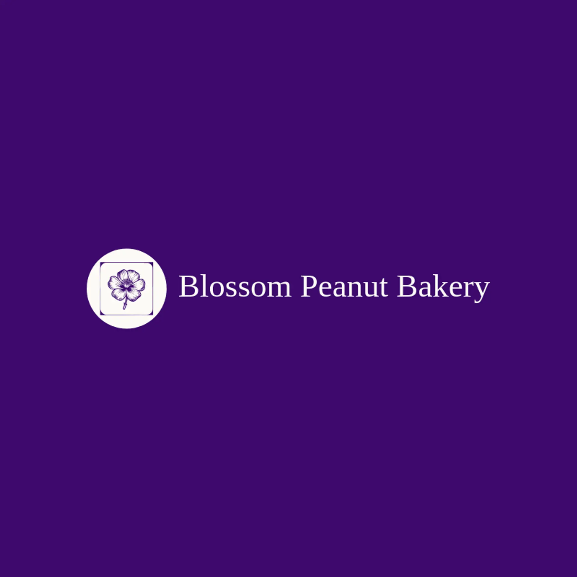 Blossom Peanut Bakery logo for peanut