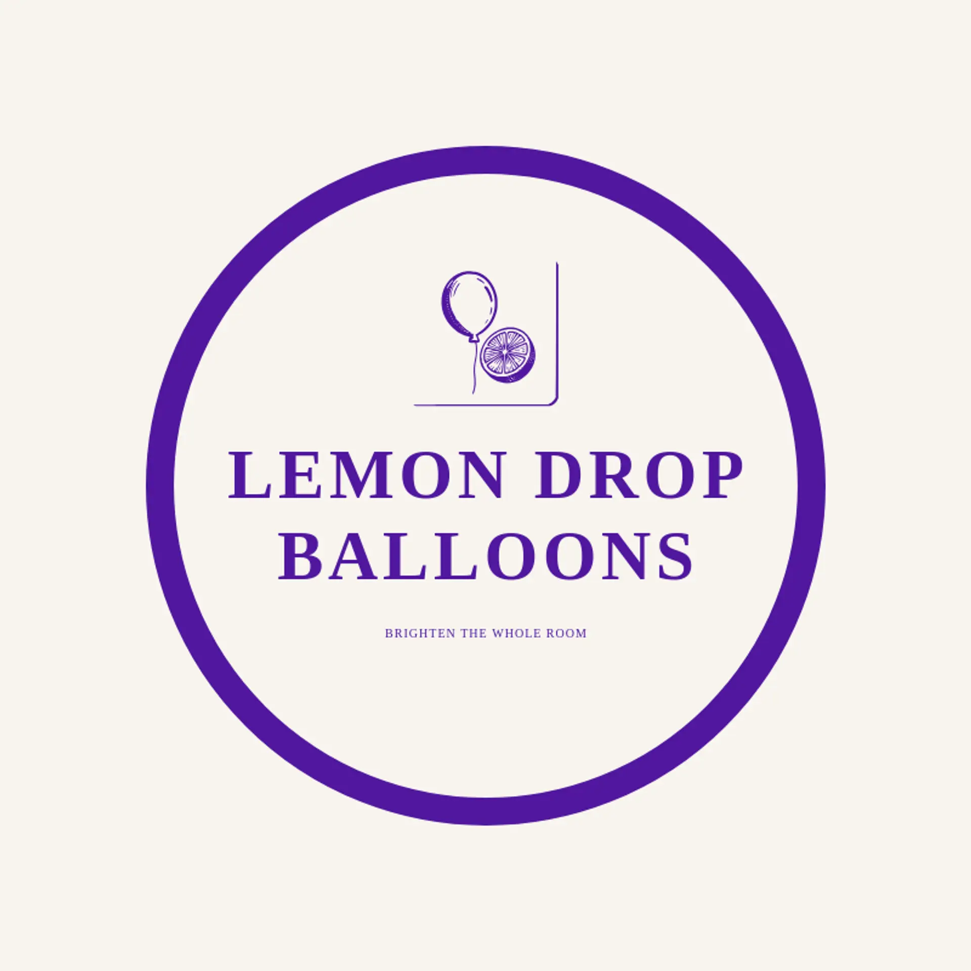 Lemon Drop Balloons logo for balloon