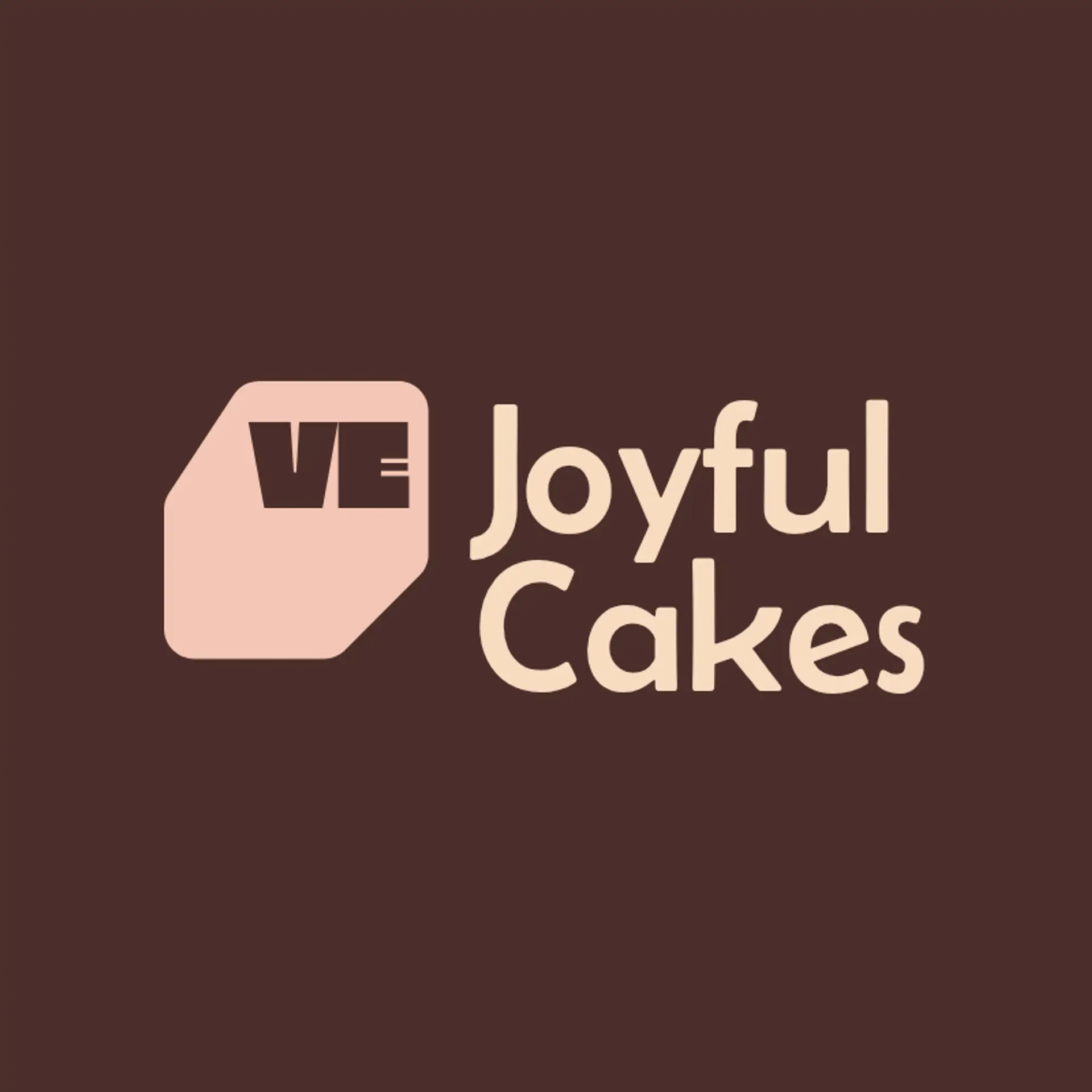 Joyful Cakes logo for cake