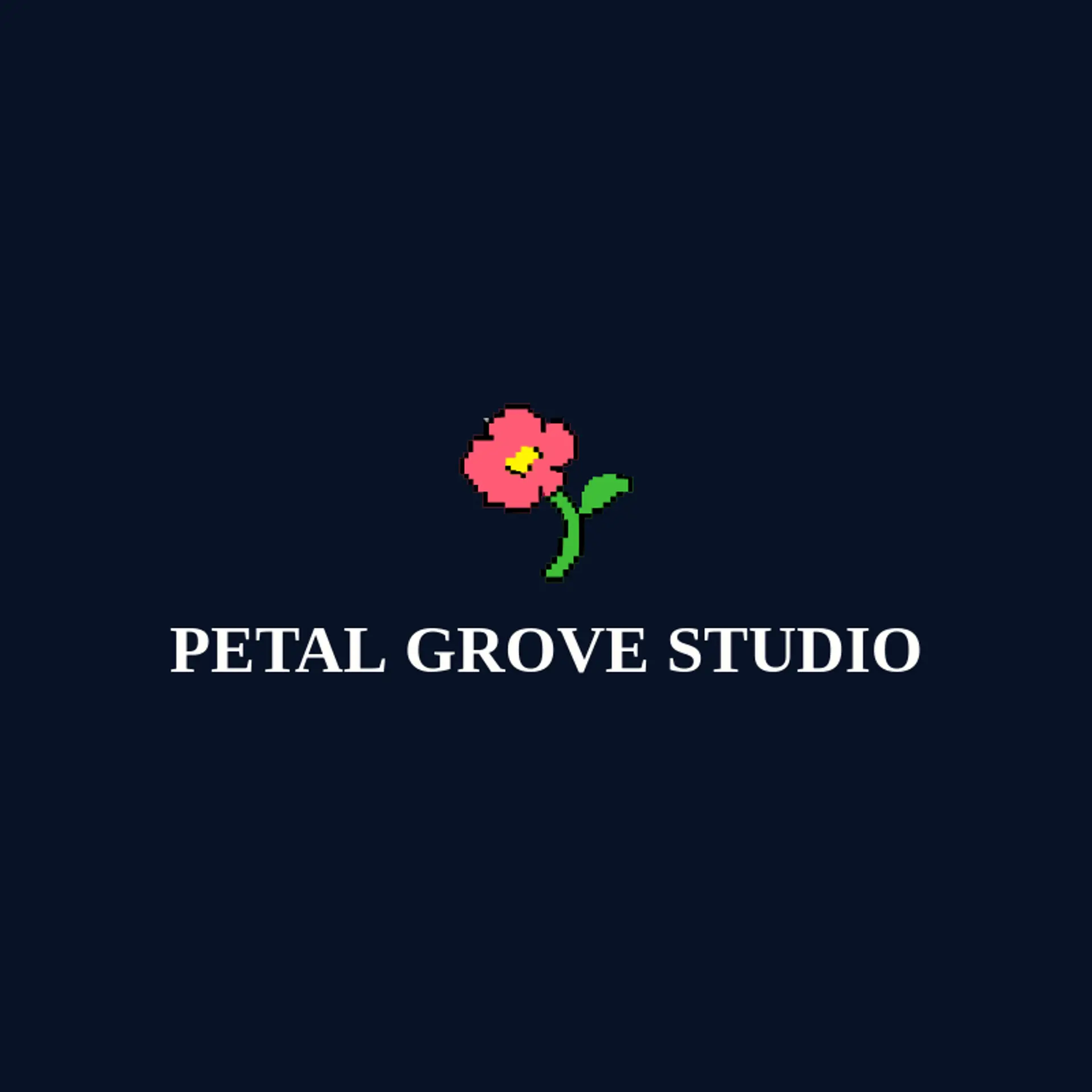 Petal Grove Studio logo for blossom