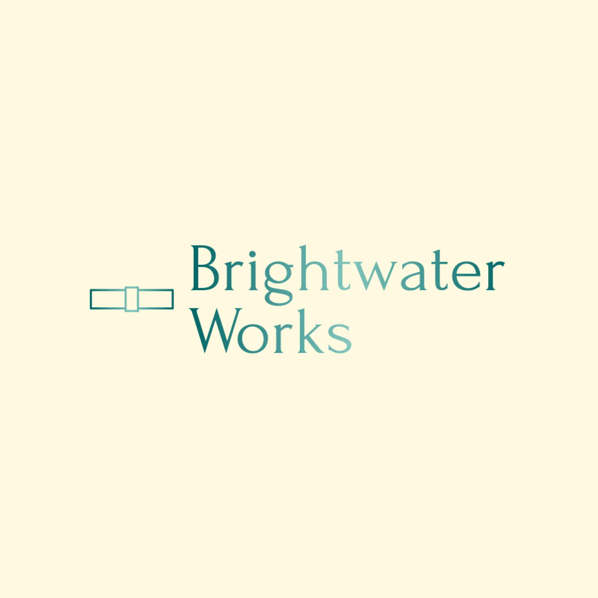 Brightwater Works logo for flow