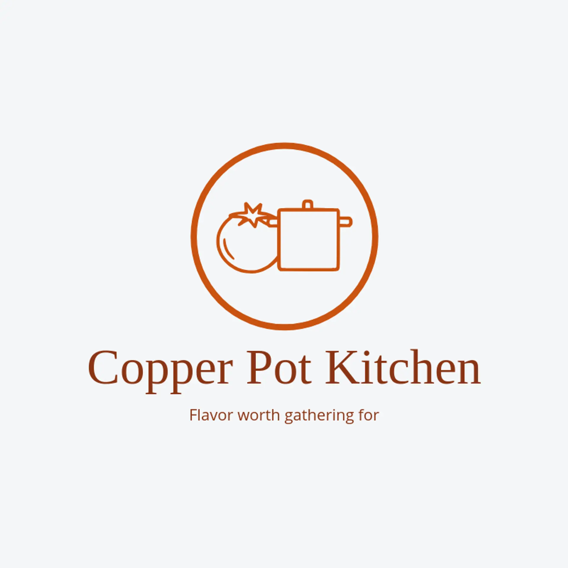 Copper Pot Kitchen logo for tomato