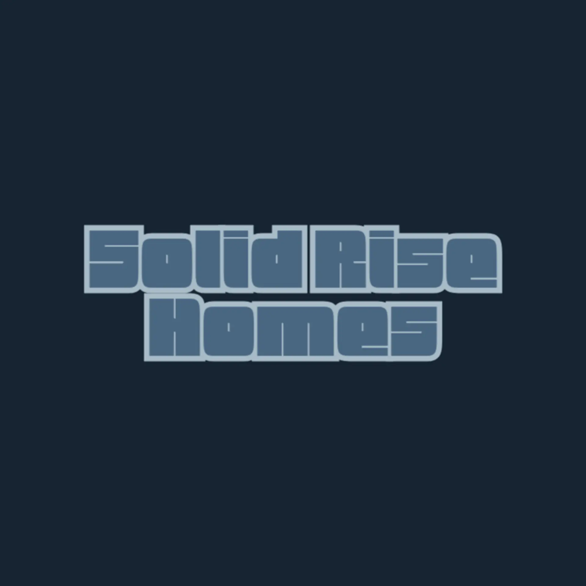 Solid Rise Homes logo for house construction