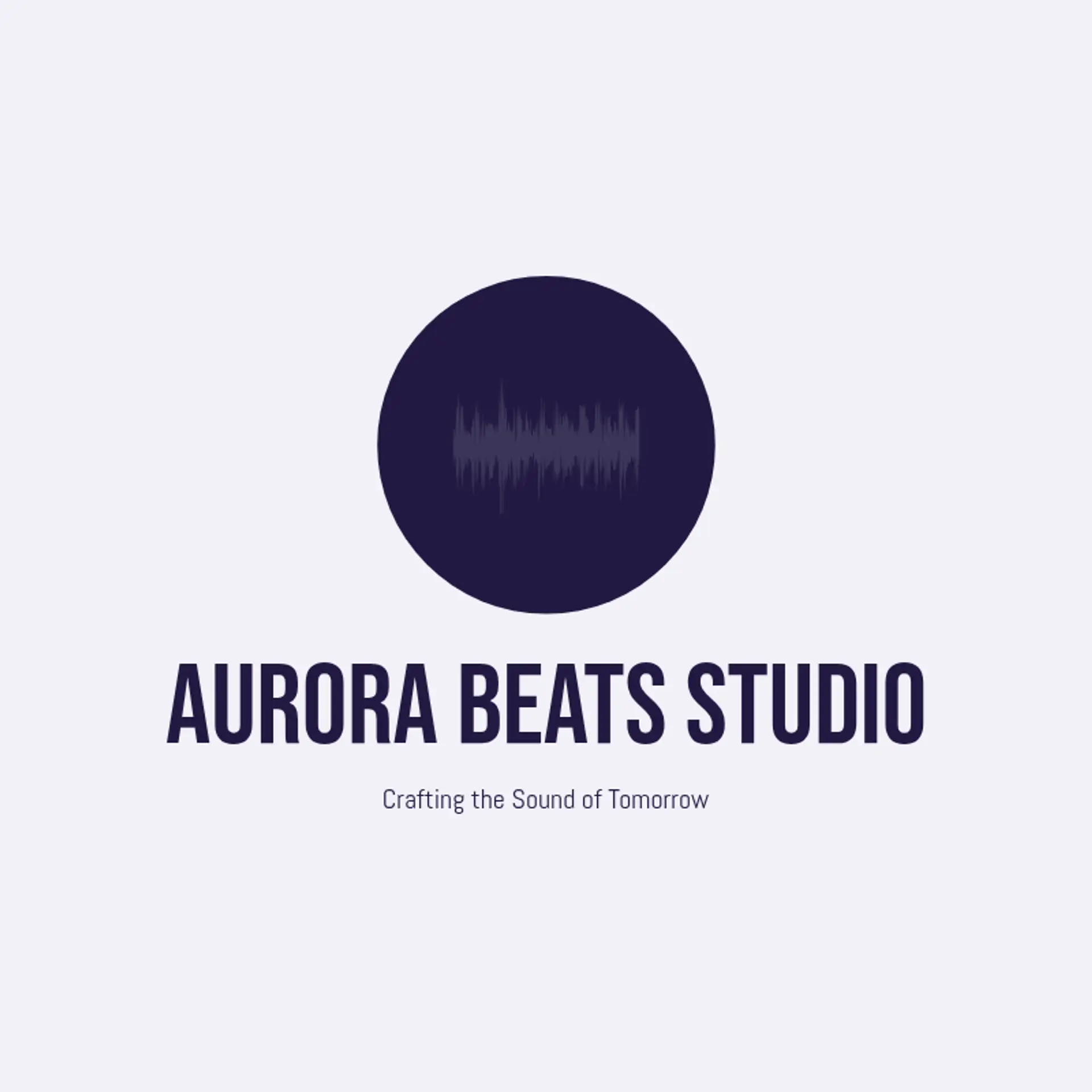 Aurora Beats Studio logo for music production