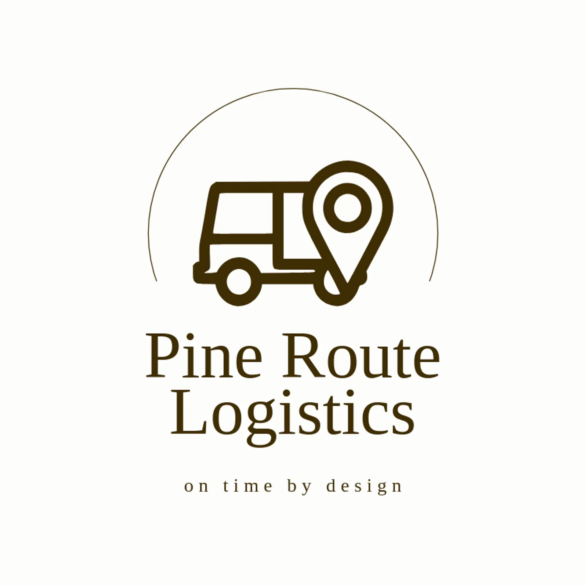 Pine Route Logistics logo for logistics