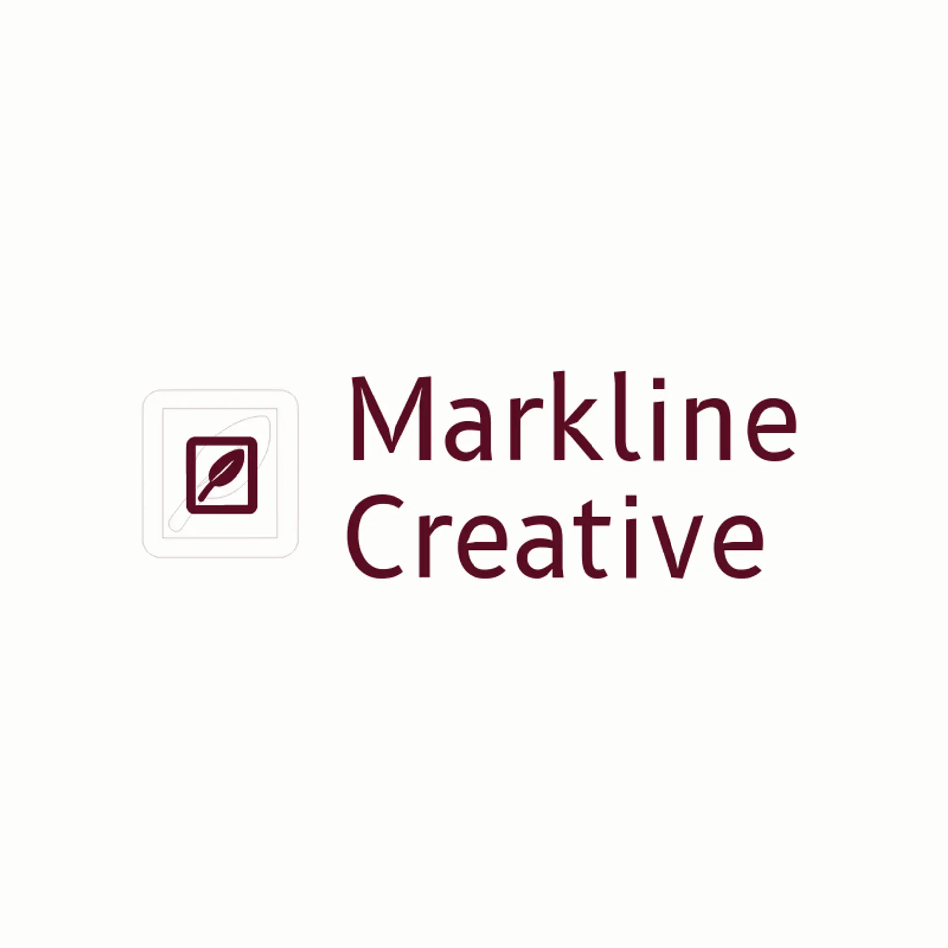 Markline Creative logo for frame