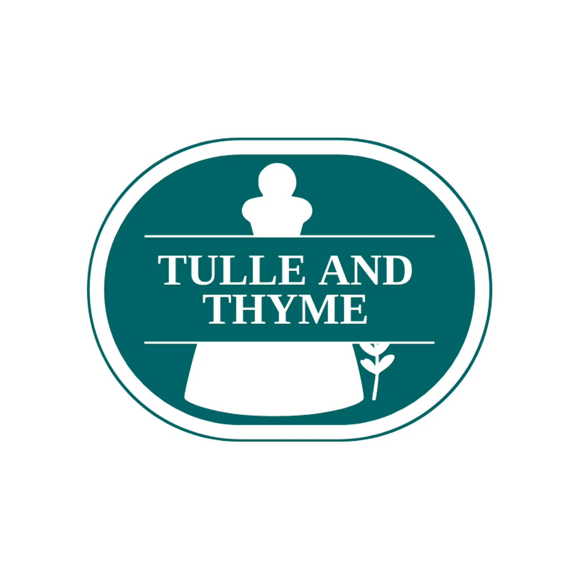 Tulle and Thyme logo for bride