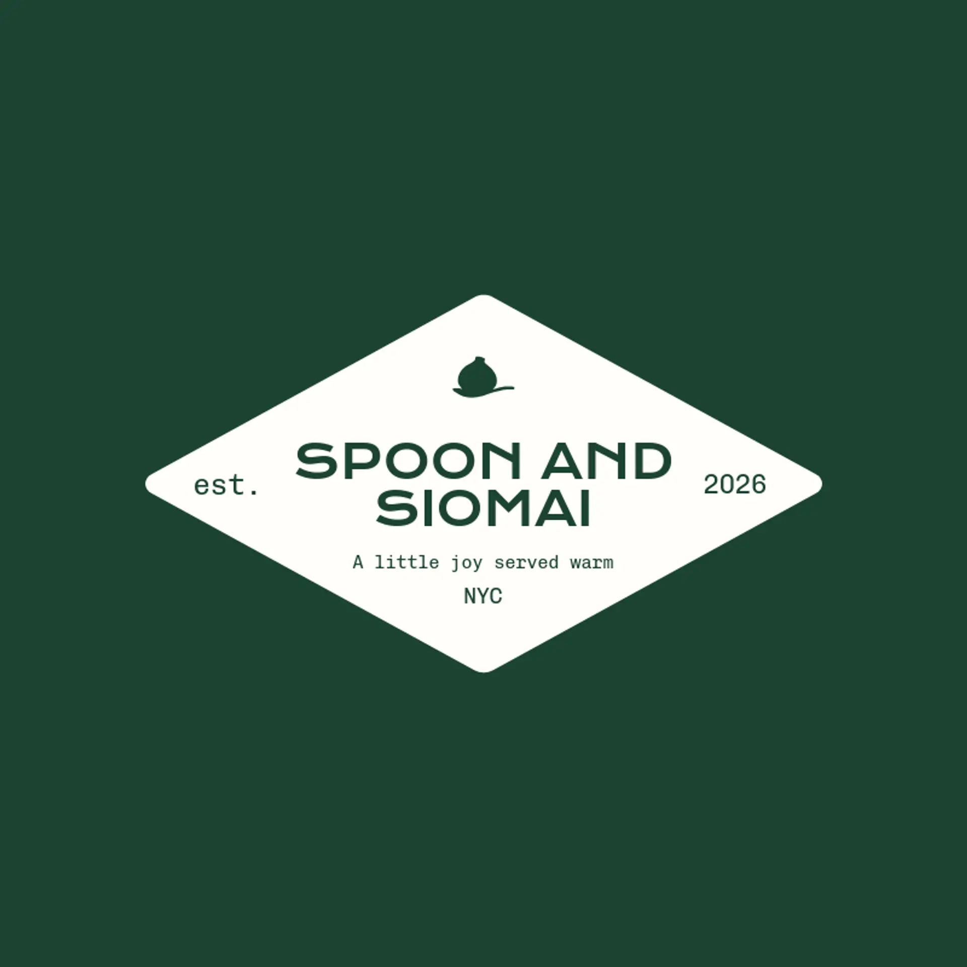 Spoon And Siomai logo for siomai