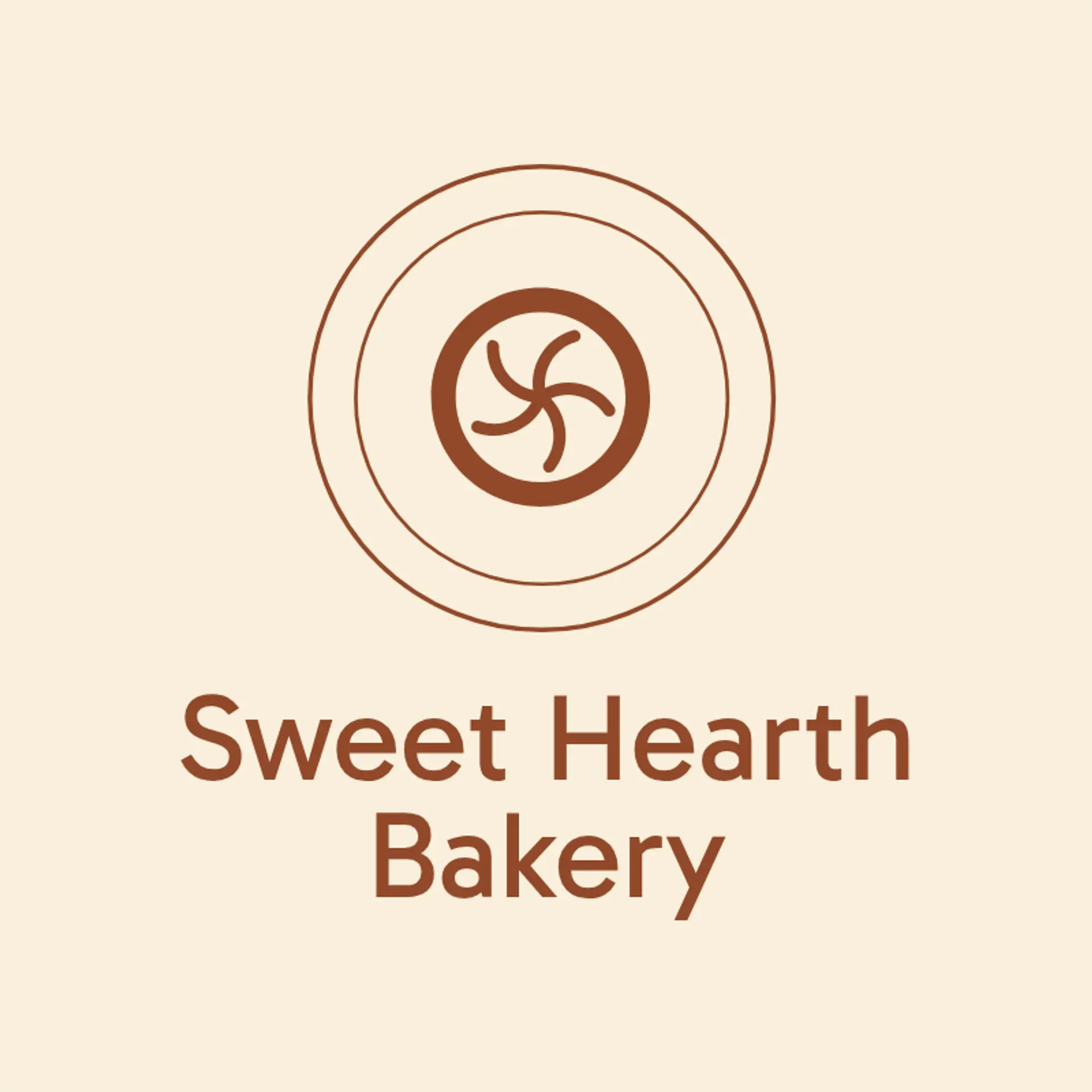 Sugar & Hearth logo for home bakery