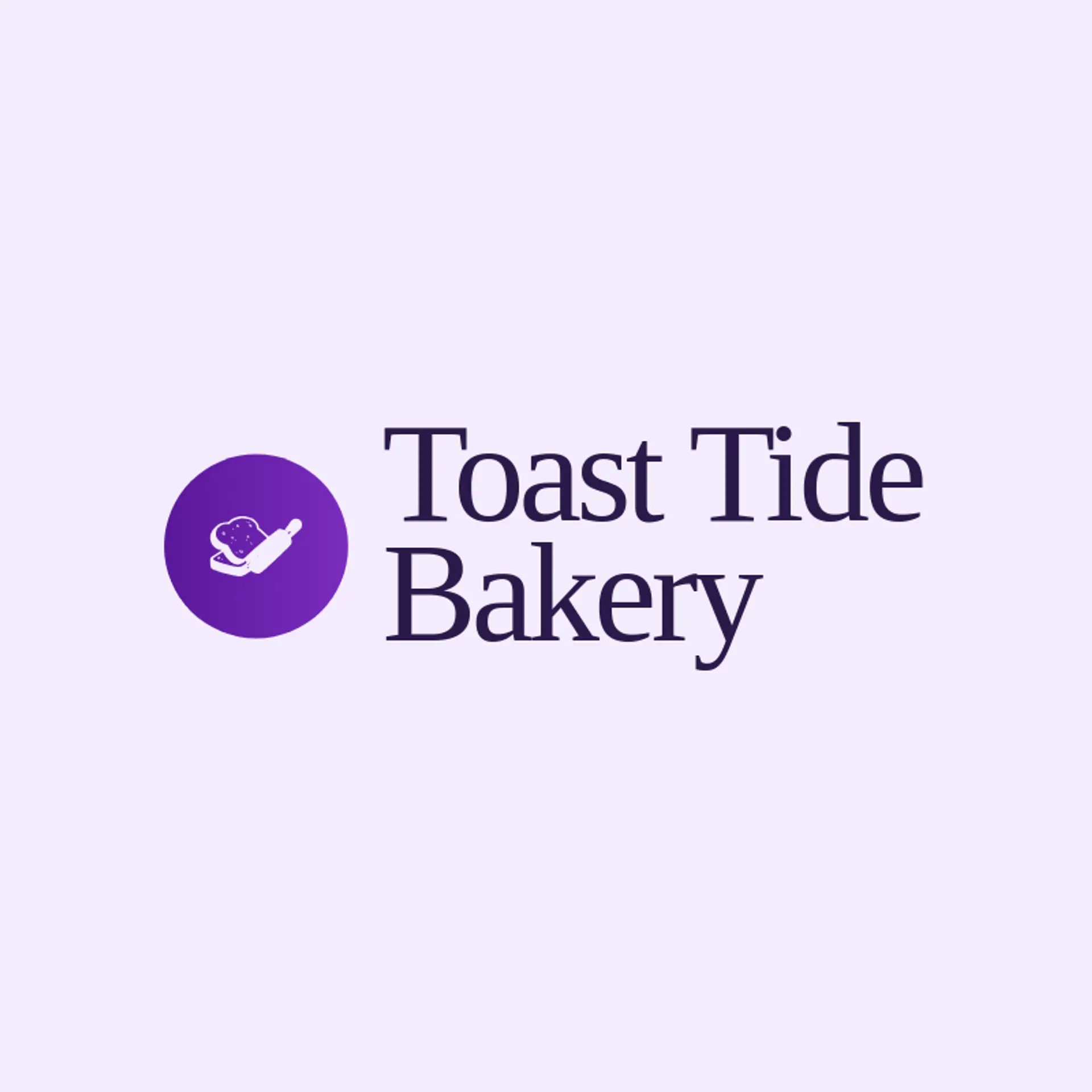 Toast Tide Bakery logo for bread