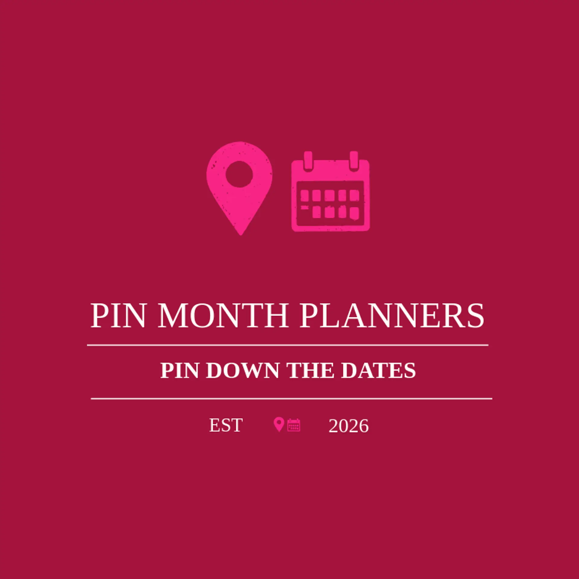 Pin Month Planners logo for calendar