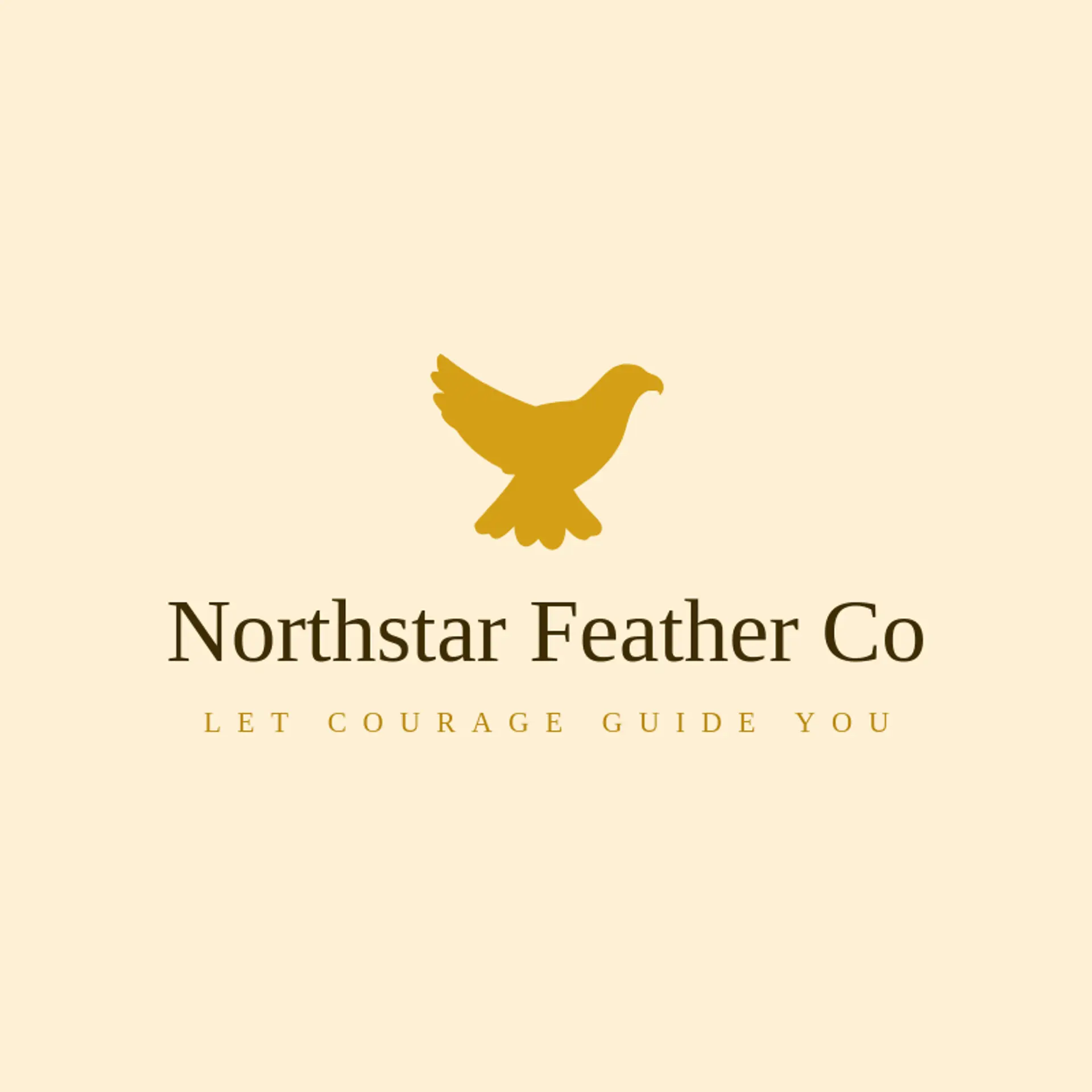 Northstar Feather Co logo for bald eagle