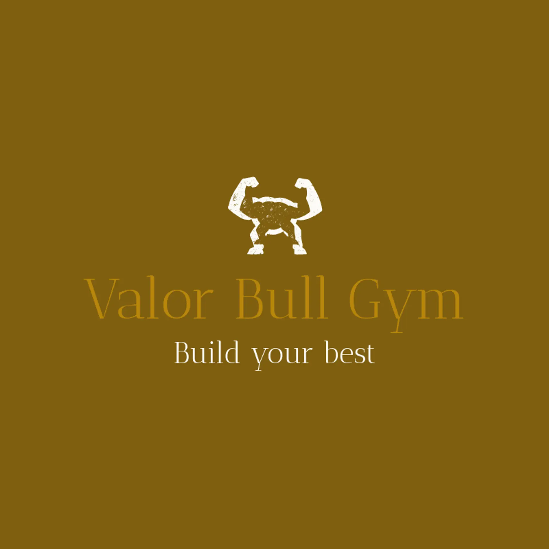 Valor Bull Gym logo for bull