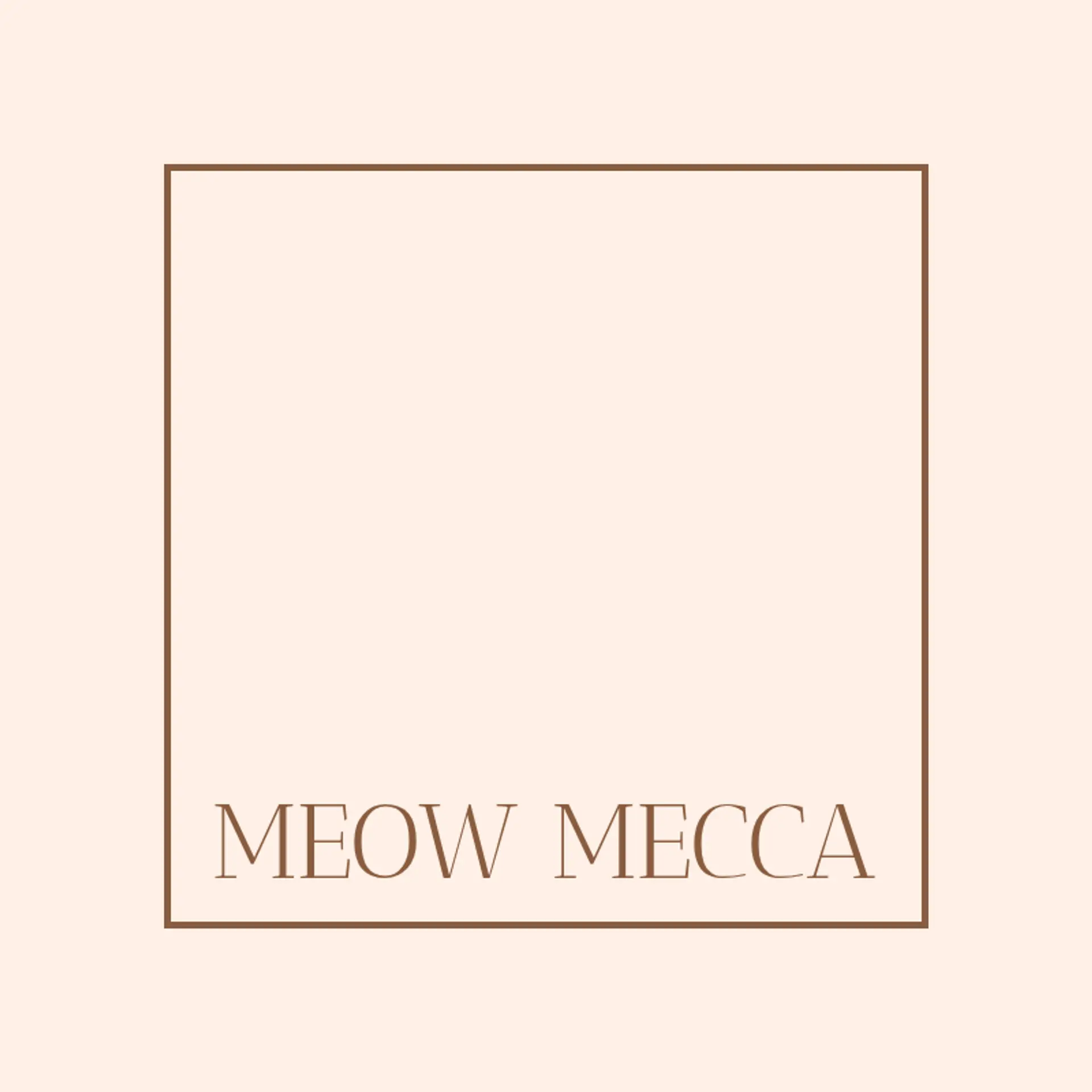 Meow Mecca logo for cat cafe