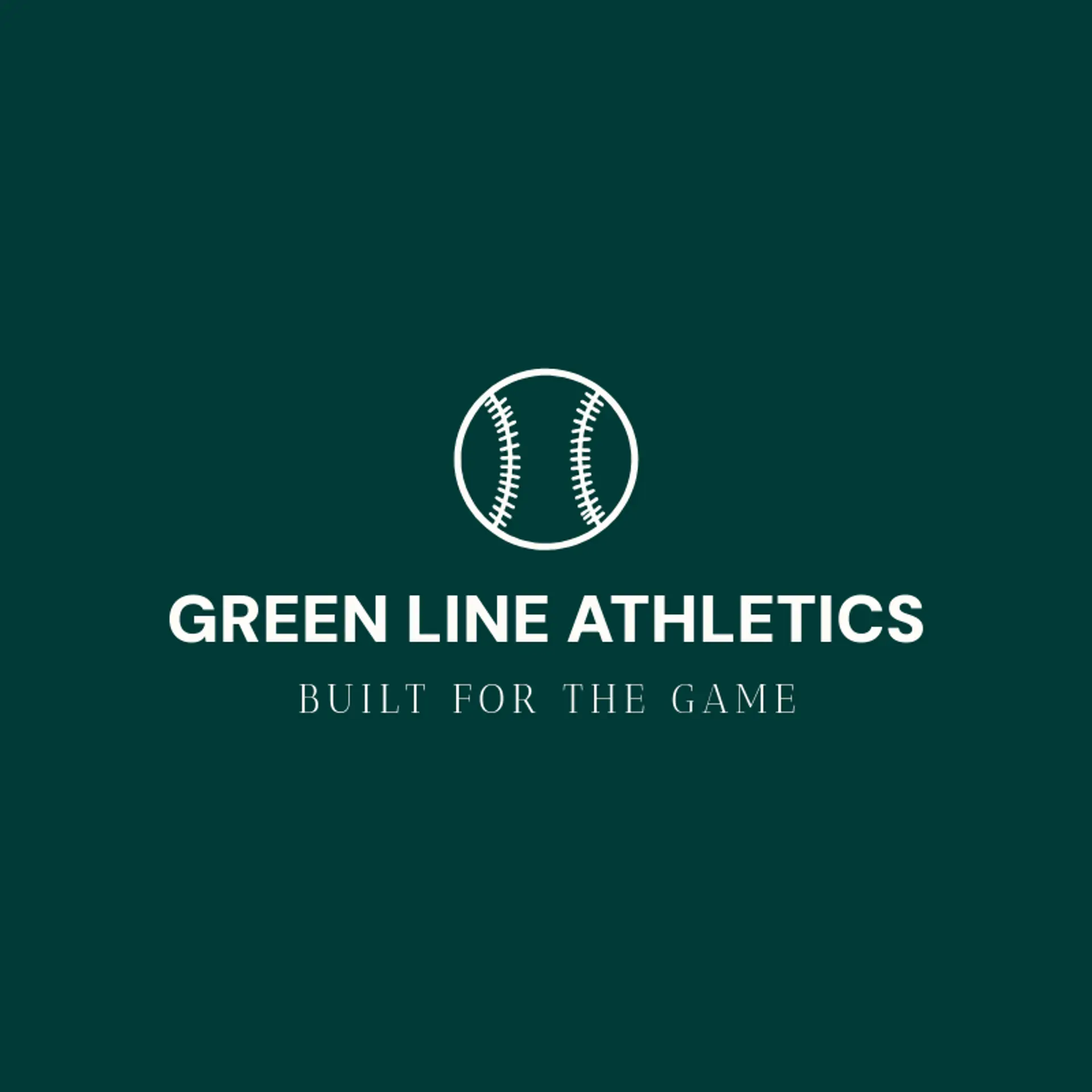 Green Line Athletics logo for softball