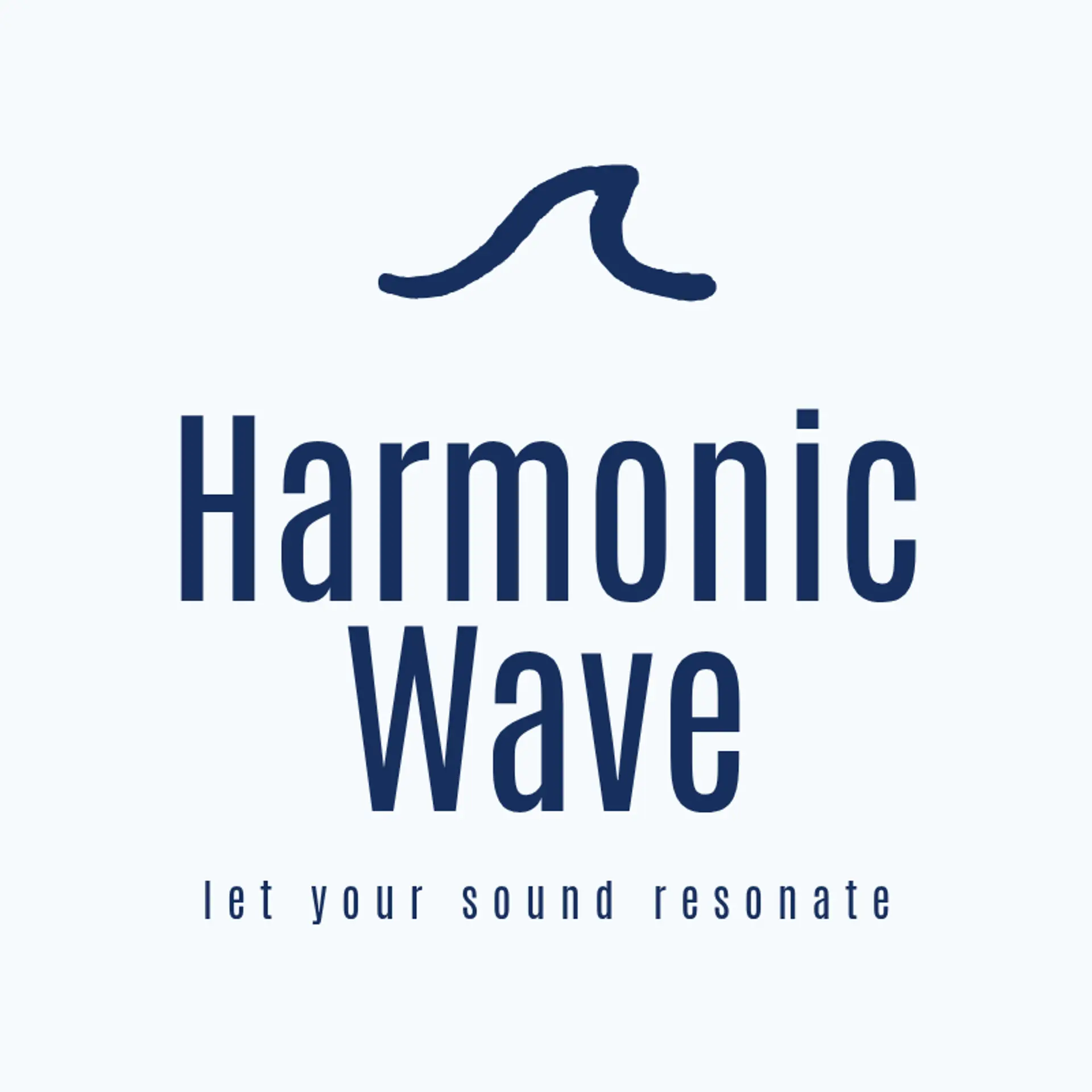 Harmonic Wave logo for music