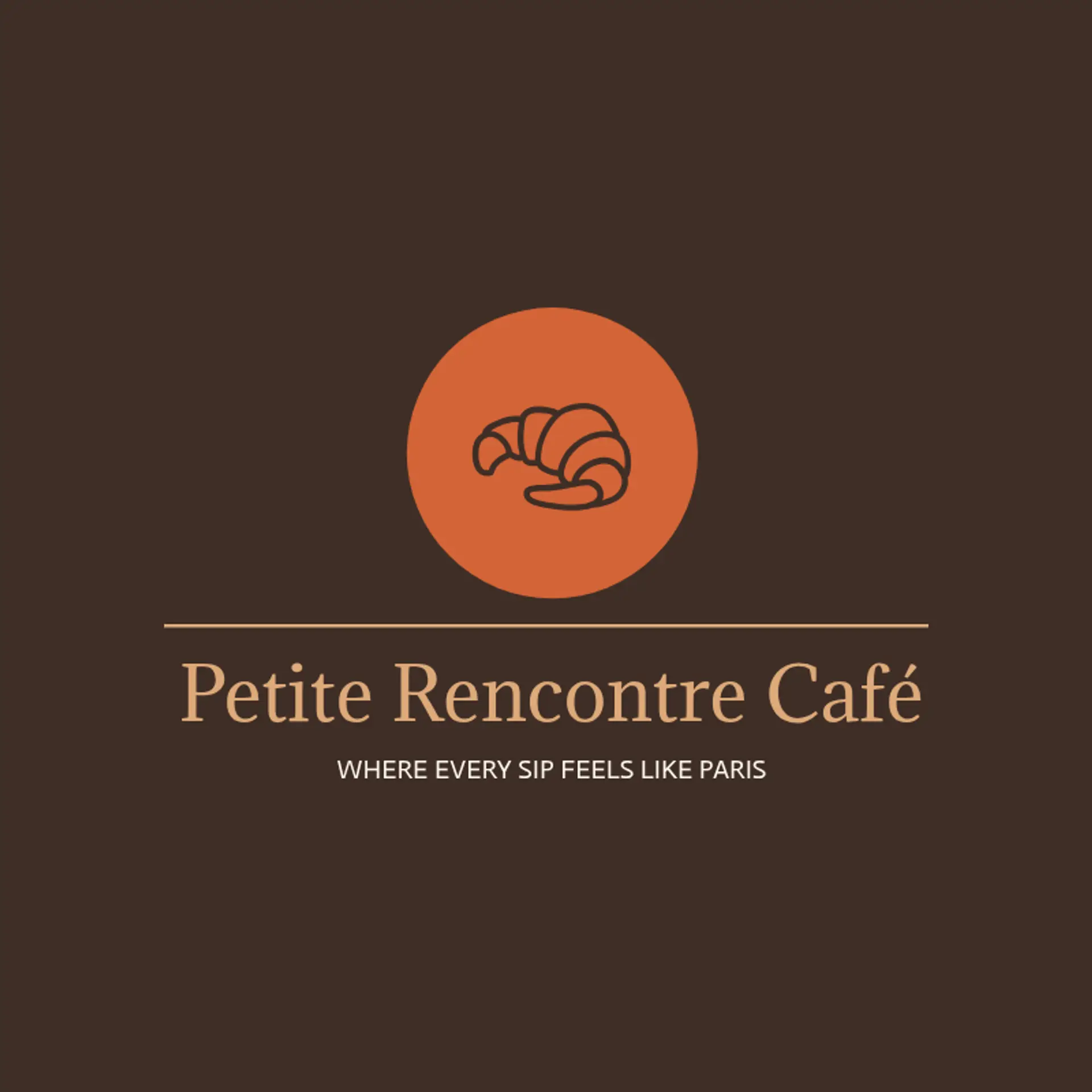 Café Belle Vie logo for french cafe