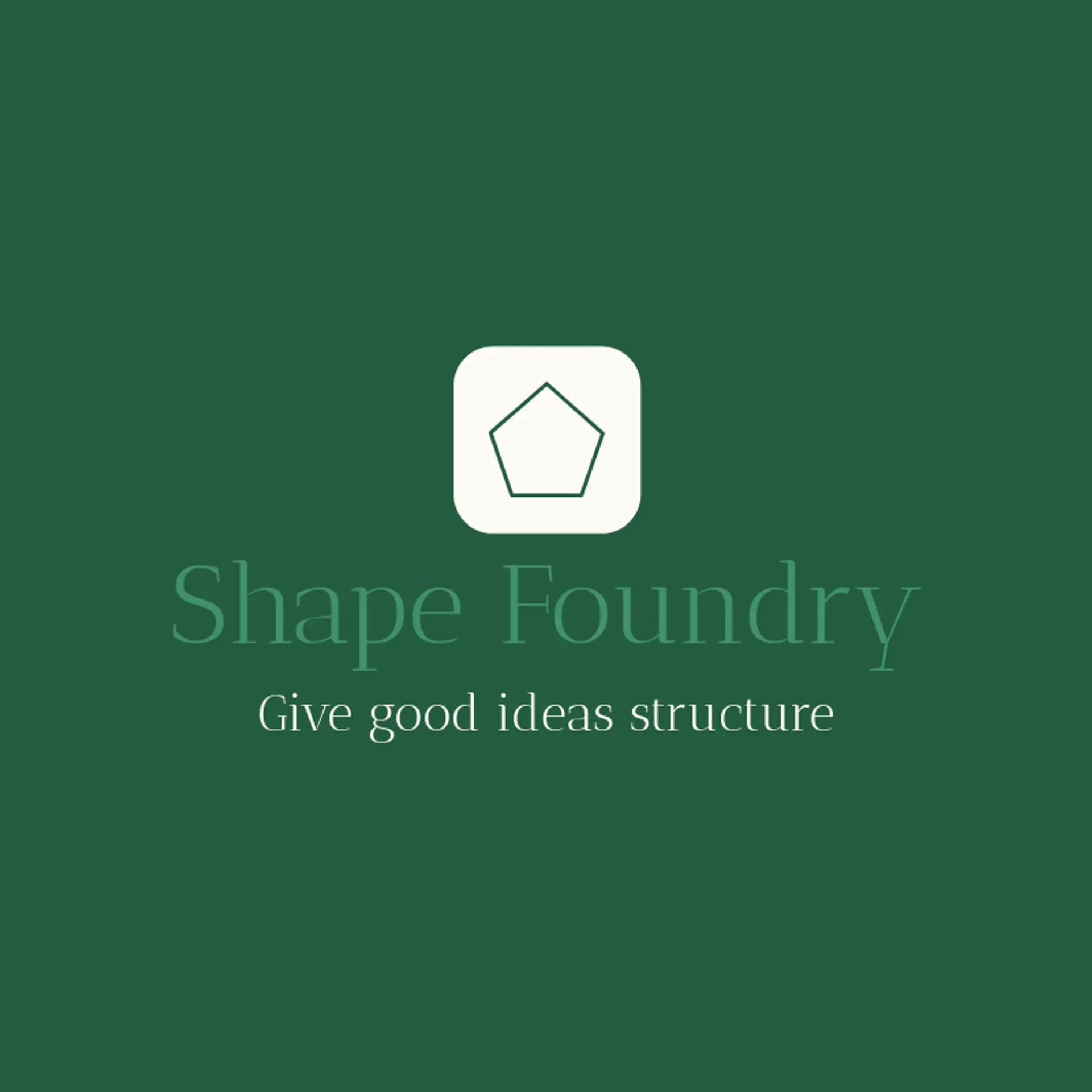 Shape Foundry logo for polygon