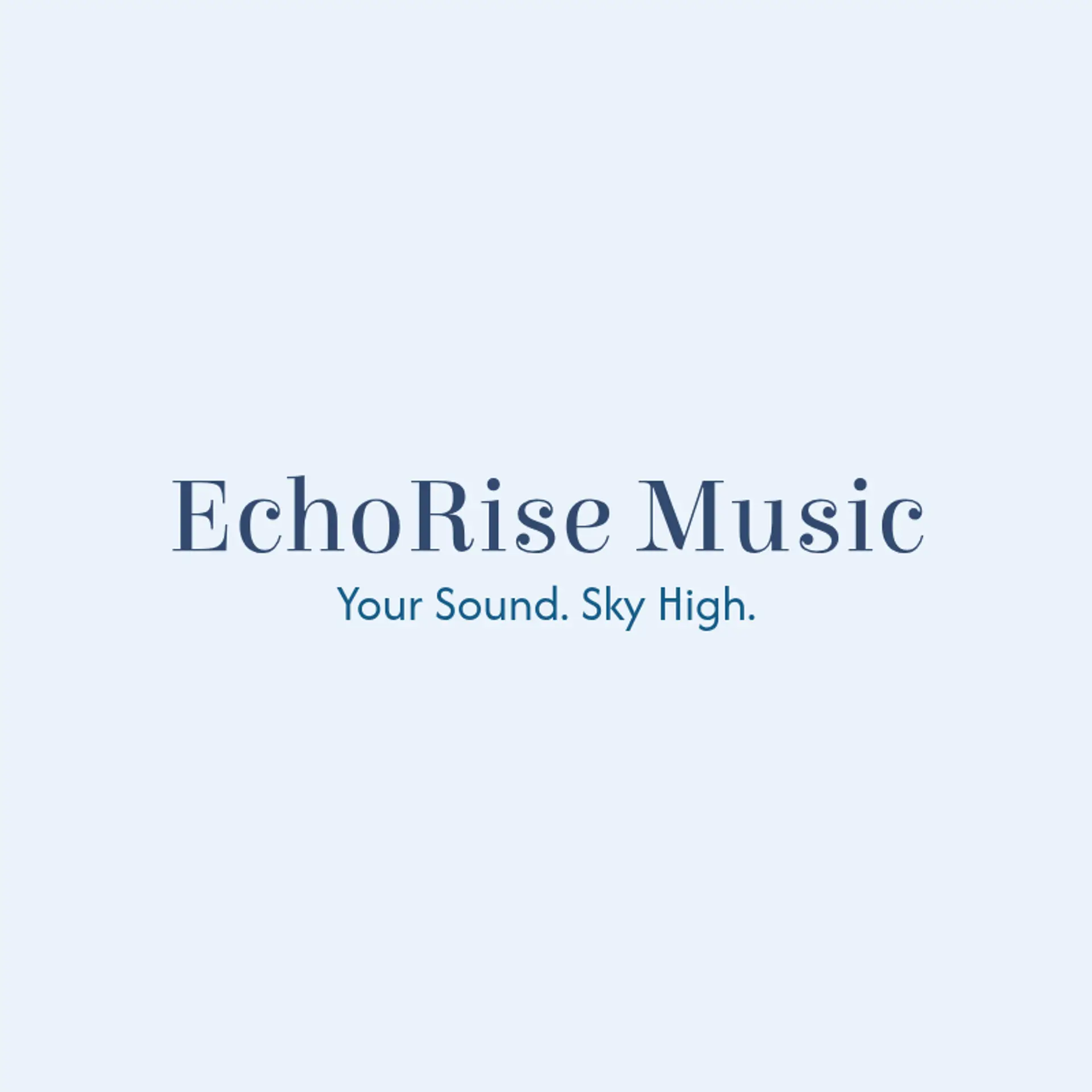 EchoRise Music logo for music artist