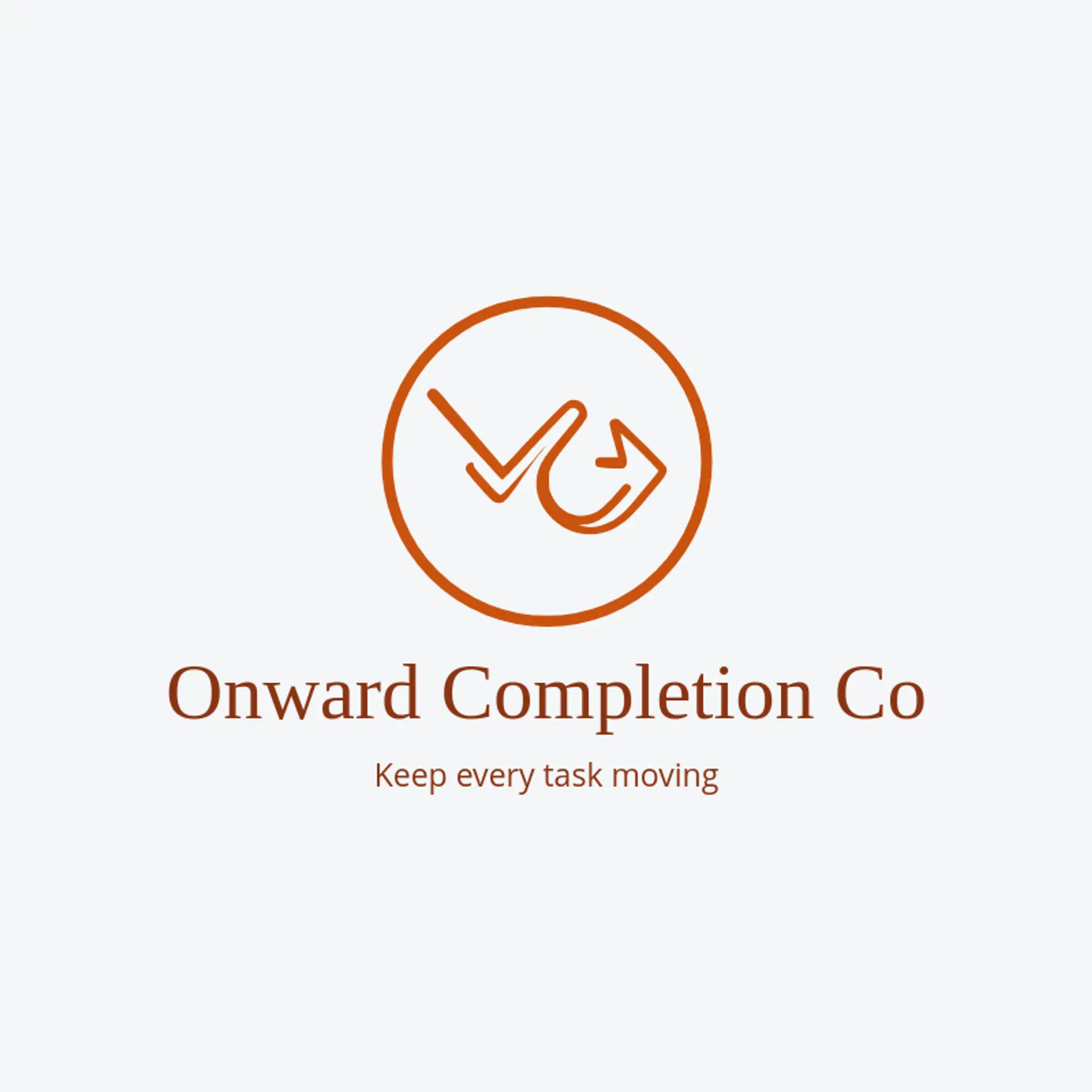 Onward Completion Co logo for check mark
