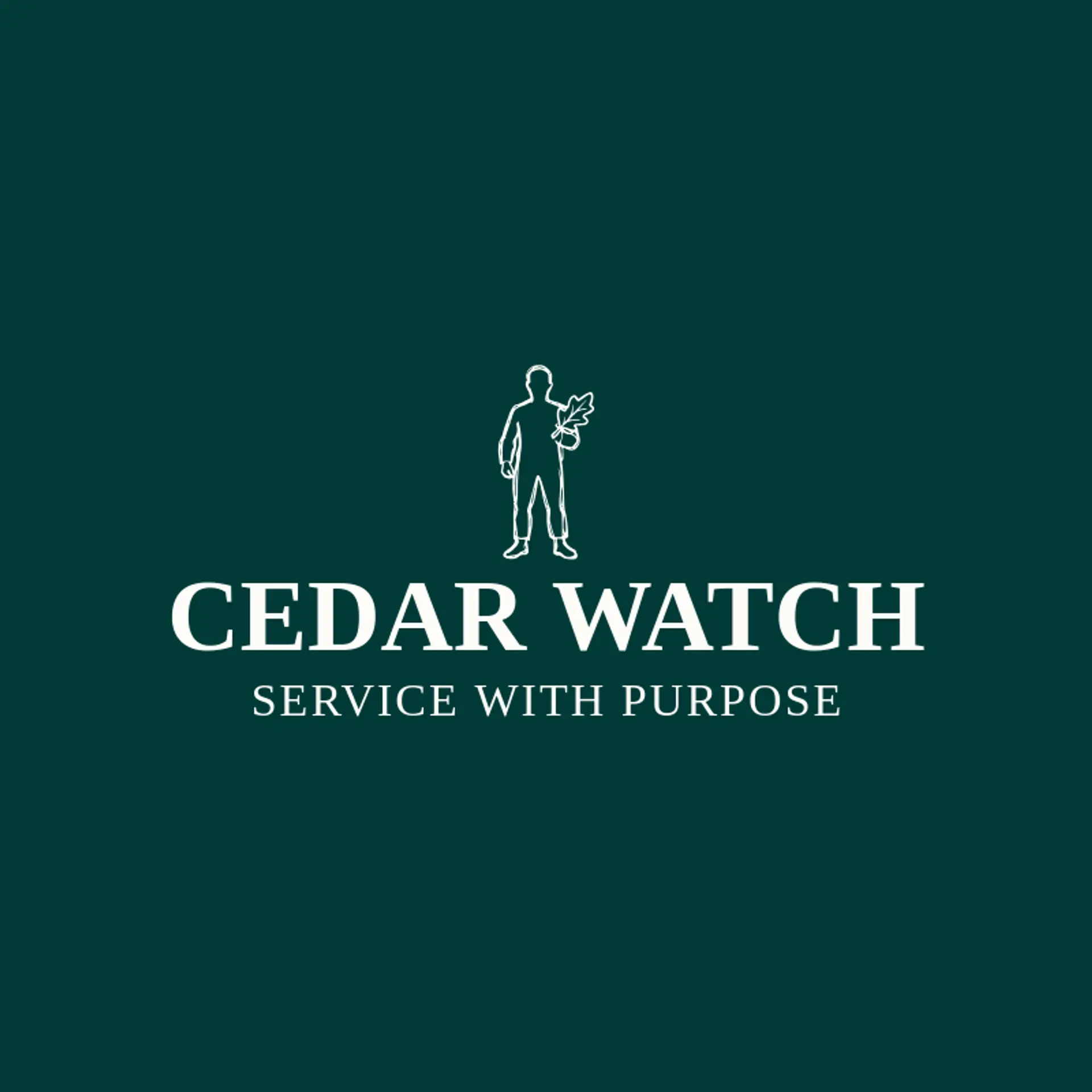 Cedar Watch logo for soldier
