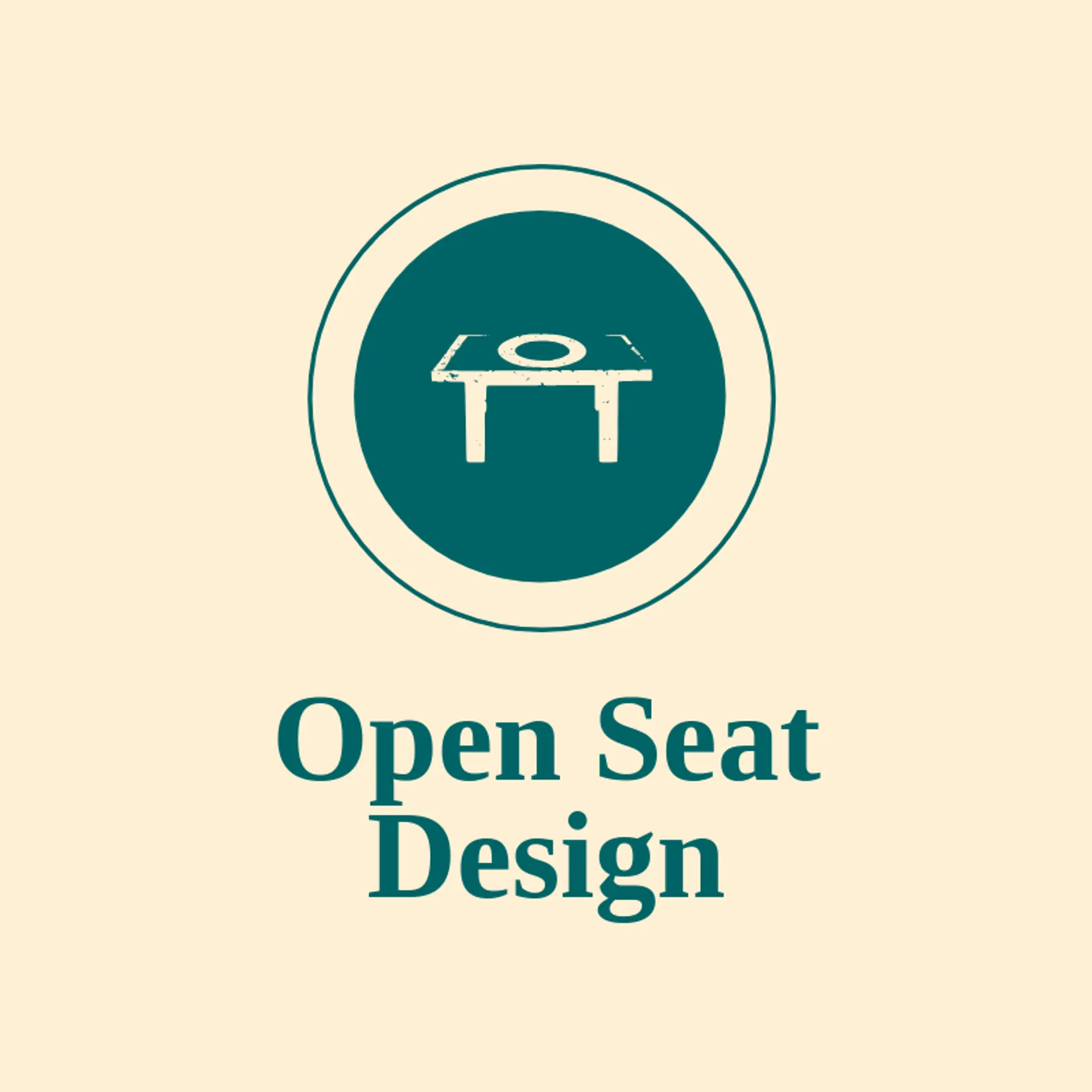 Open Seat Design logo for table